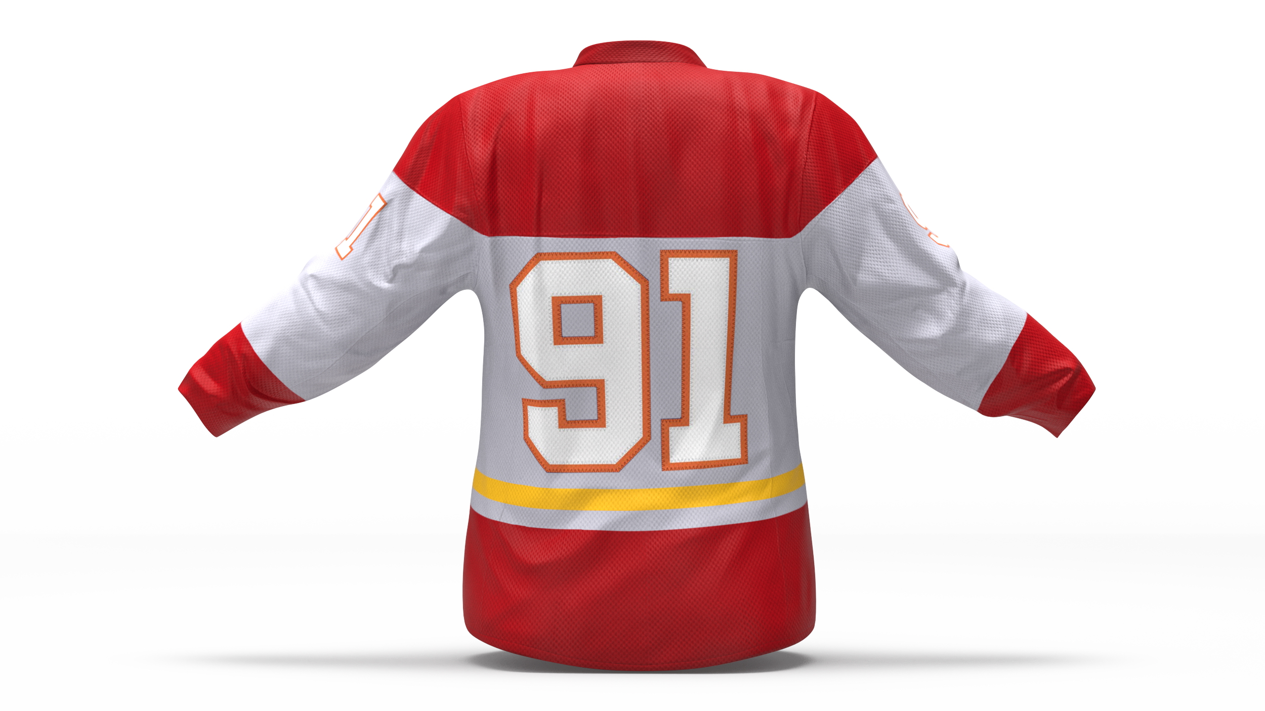 3D Hockey Jersey Calgary Flames model