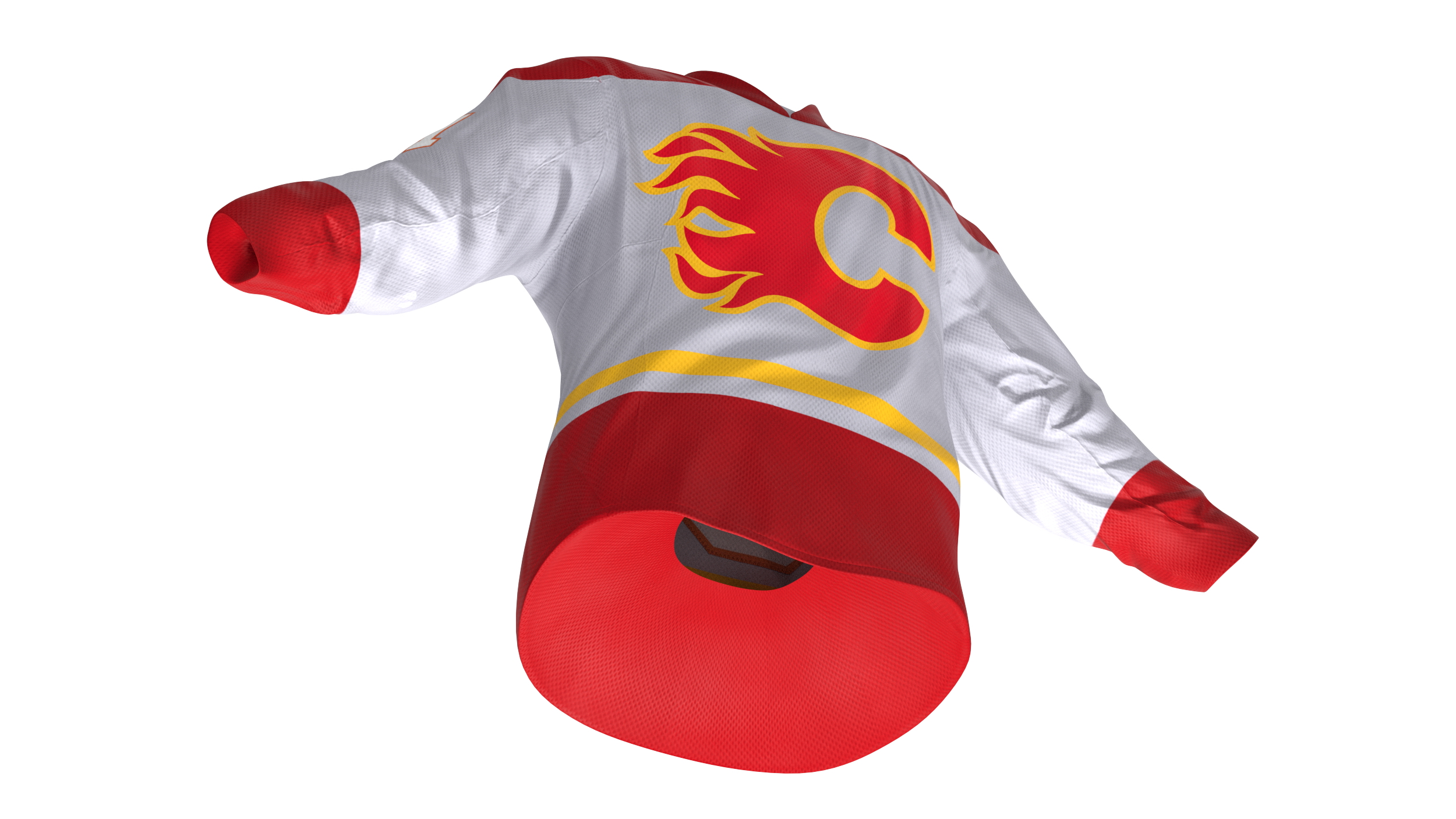 3D Hockey Jersey Calgary Flames model