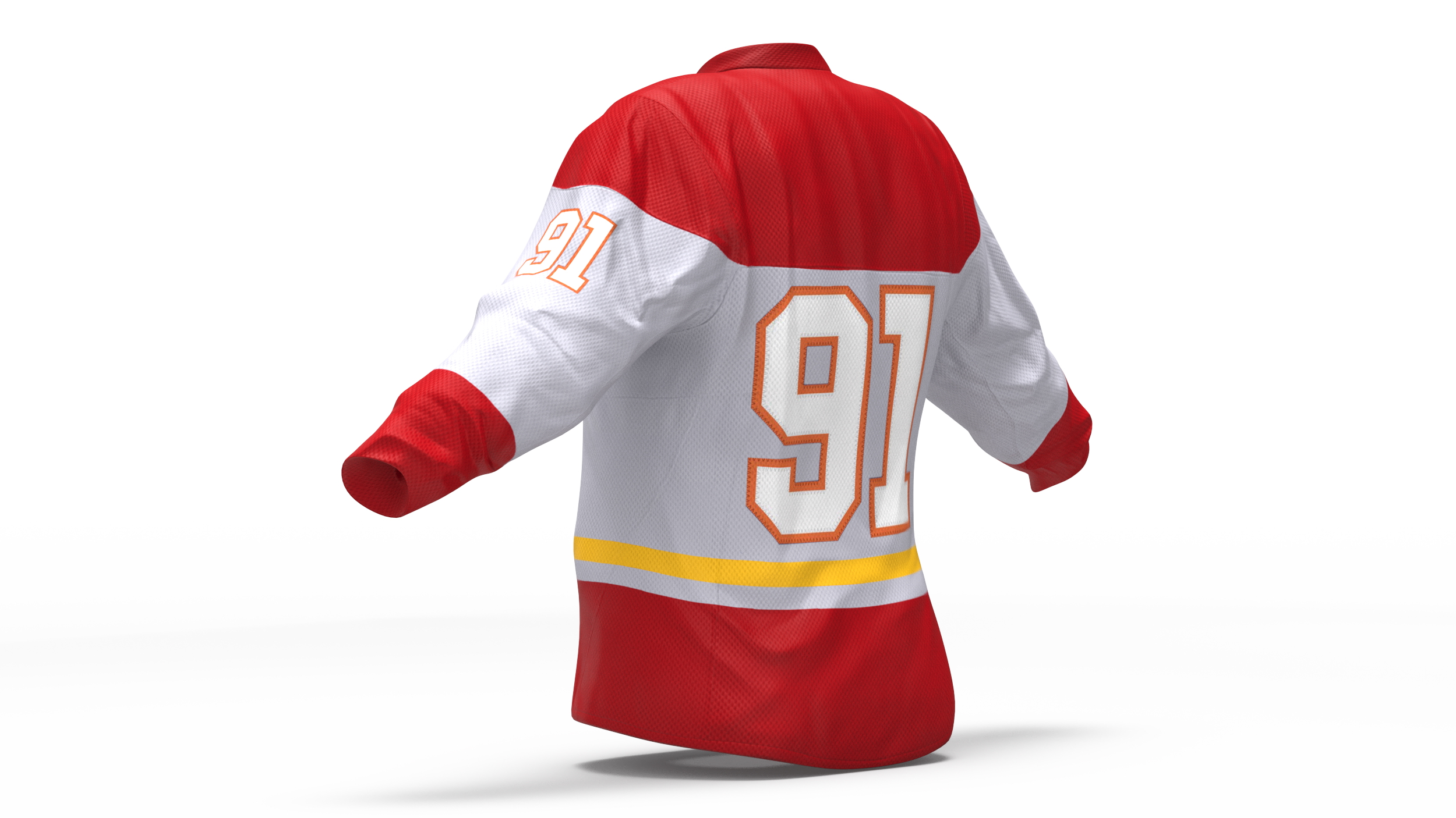 3D Hockey Jersey Calgary Flames model