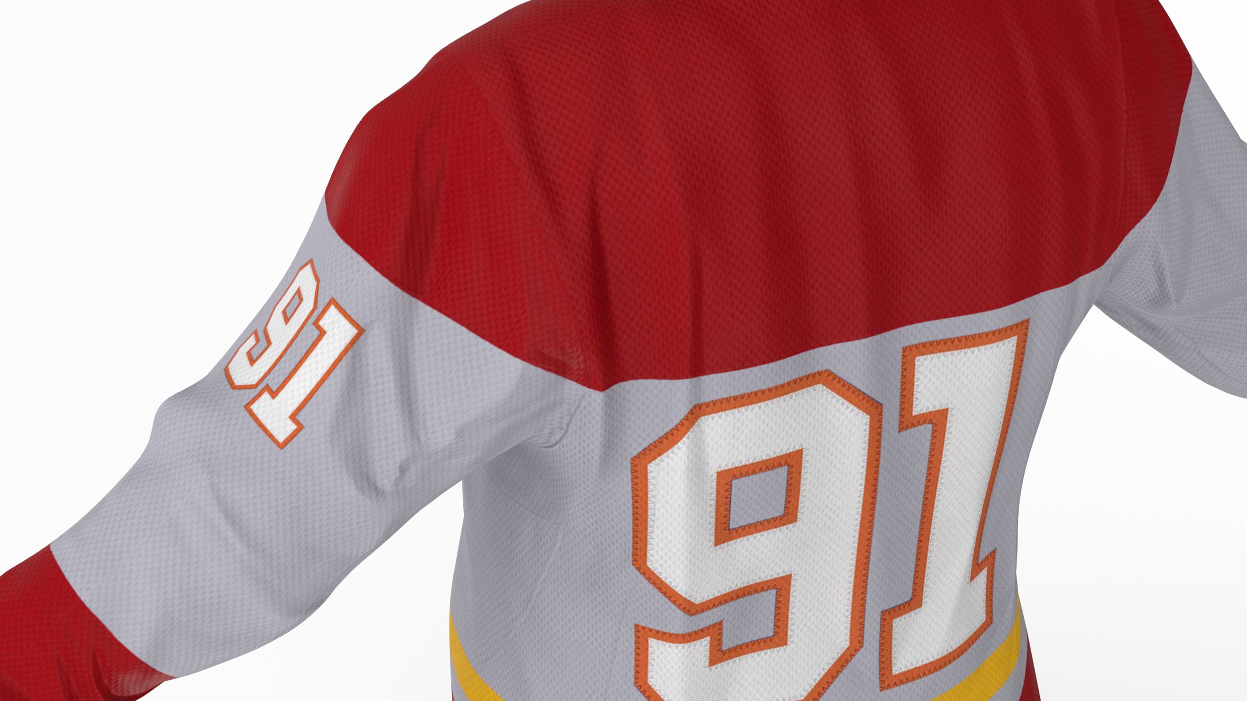 3D Hockey Jersey Calgary Flames model