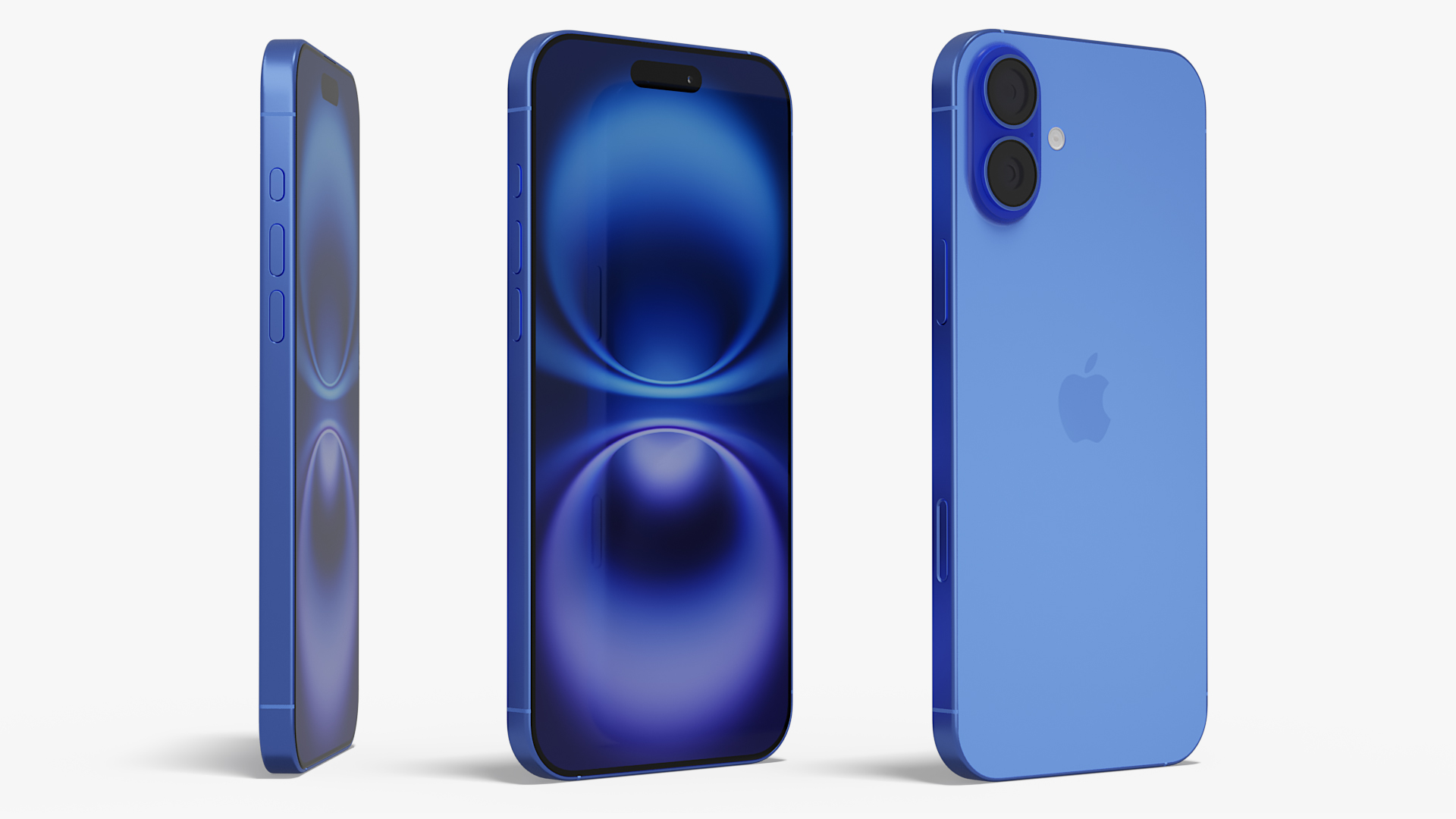 Apple IPhone 16 Plus Ultramarine 3D