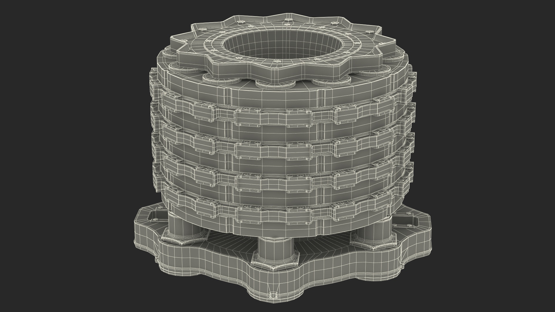 3D Boeing 737 Aircraft Wheel Brake Disk