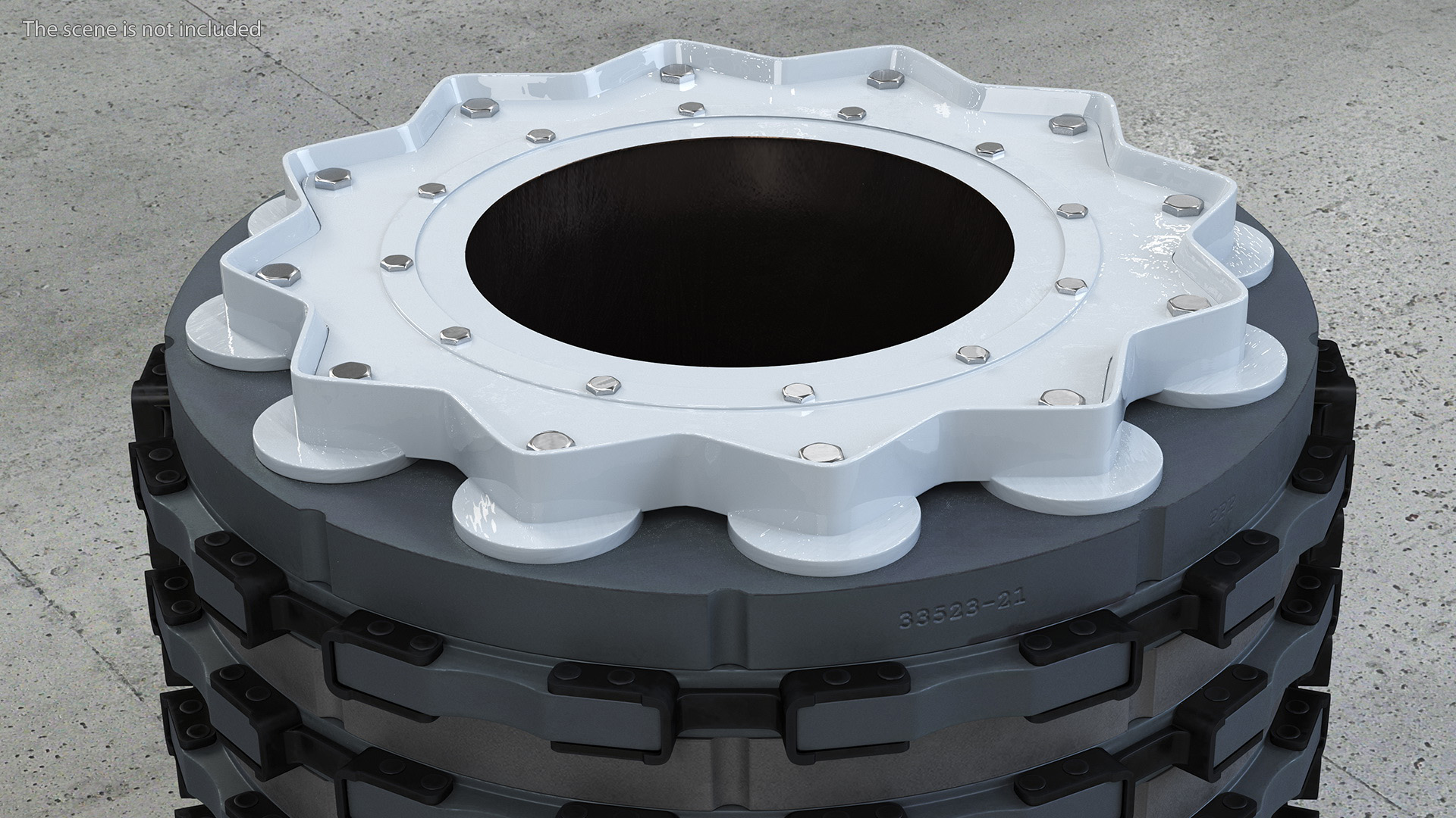 3D Boeing 737 Aircraft Wheel Brake Disk