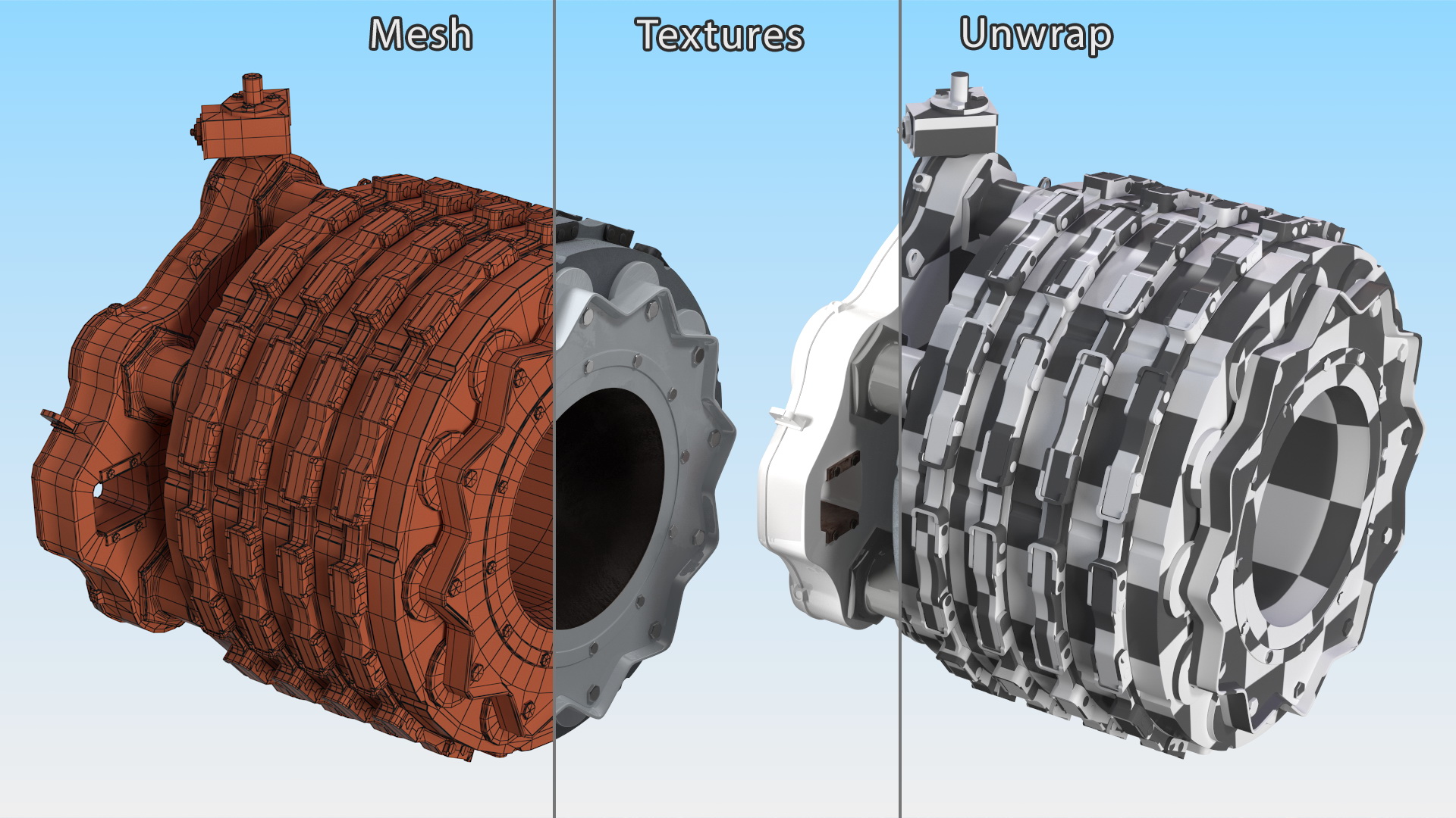 3D Boeing 737 Aircraft Wheel Brake Disk