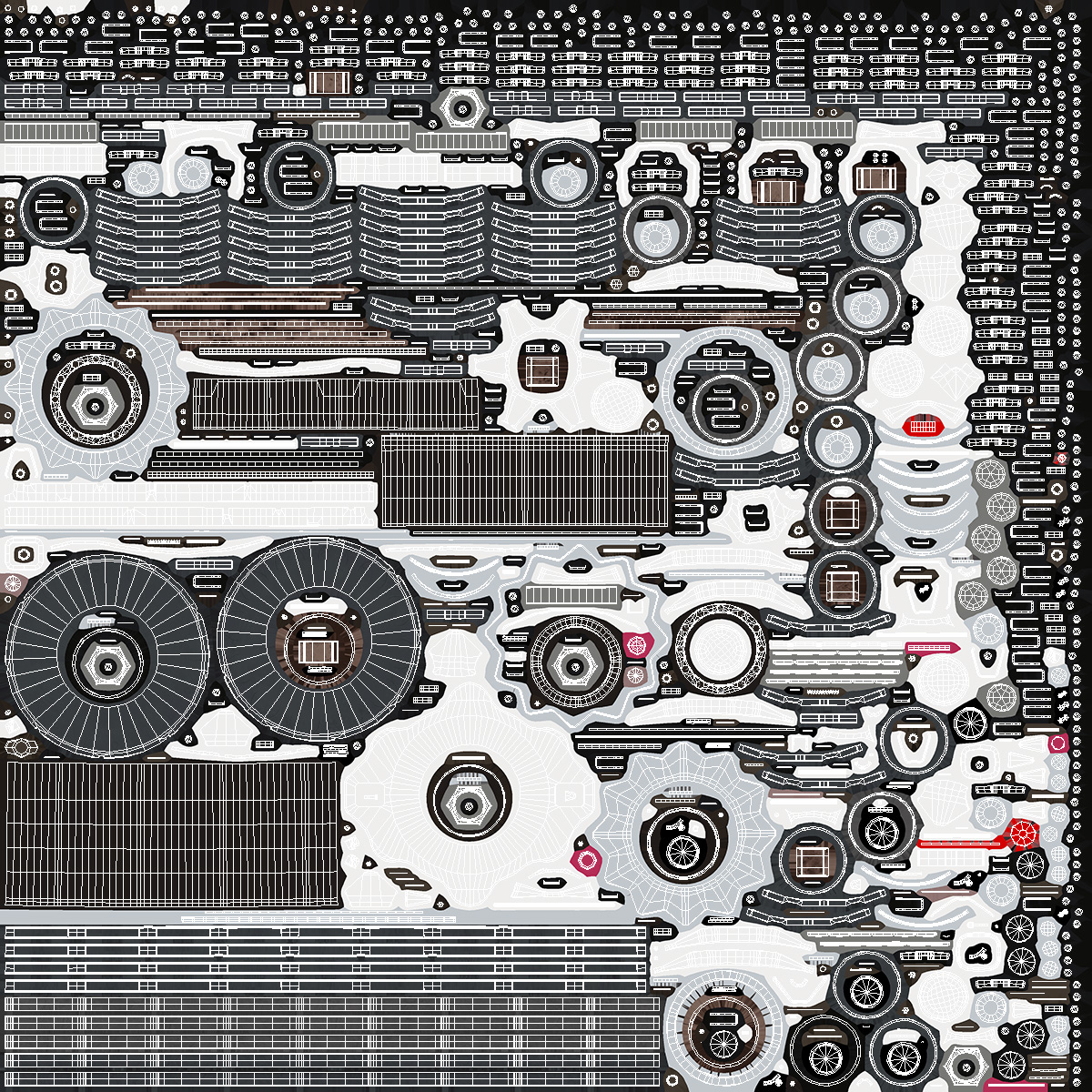 3D Boeing 737 Aircraft Wheel Brake Disk