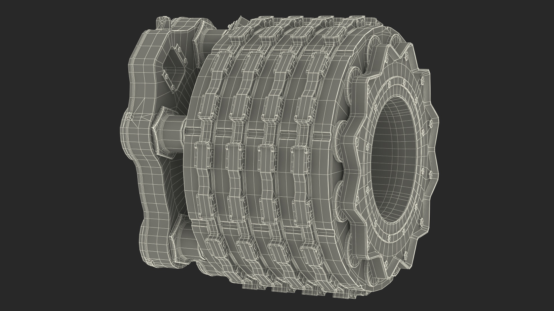 3D Boeing 737 Aircraft Wheel Brake Disk