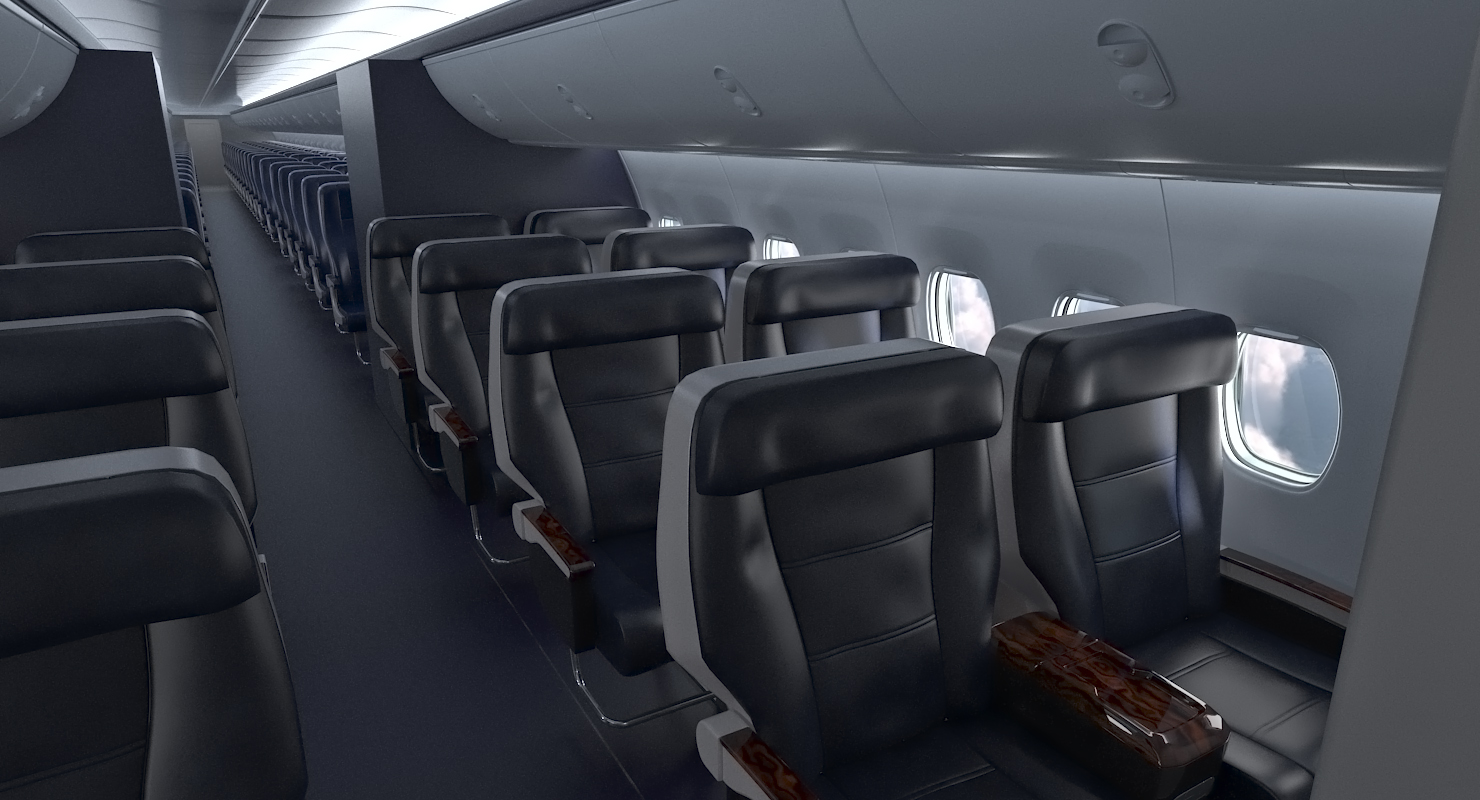 3D Boeing 737 600 with Interior Ryanair