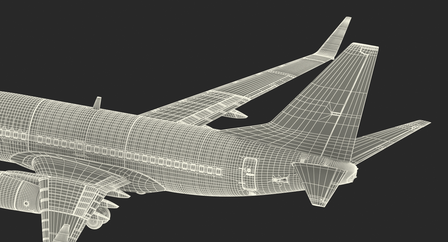 3D Boeing 737 600 with Interior Ryanair