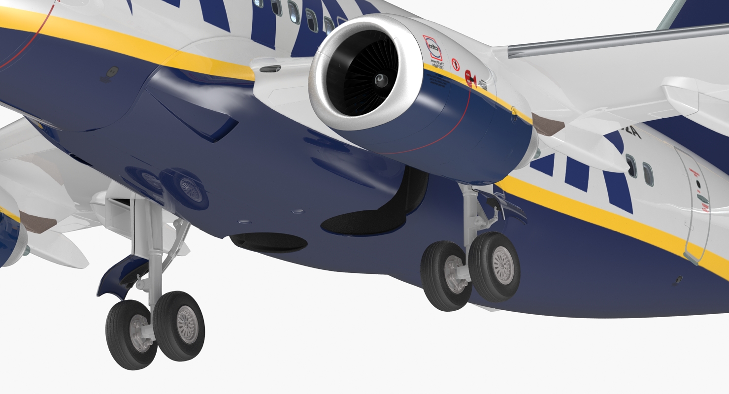 3D Boeing 737 600 with Interior Ryanair