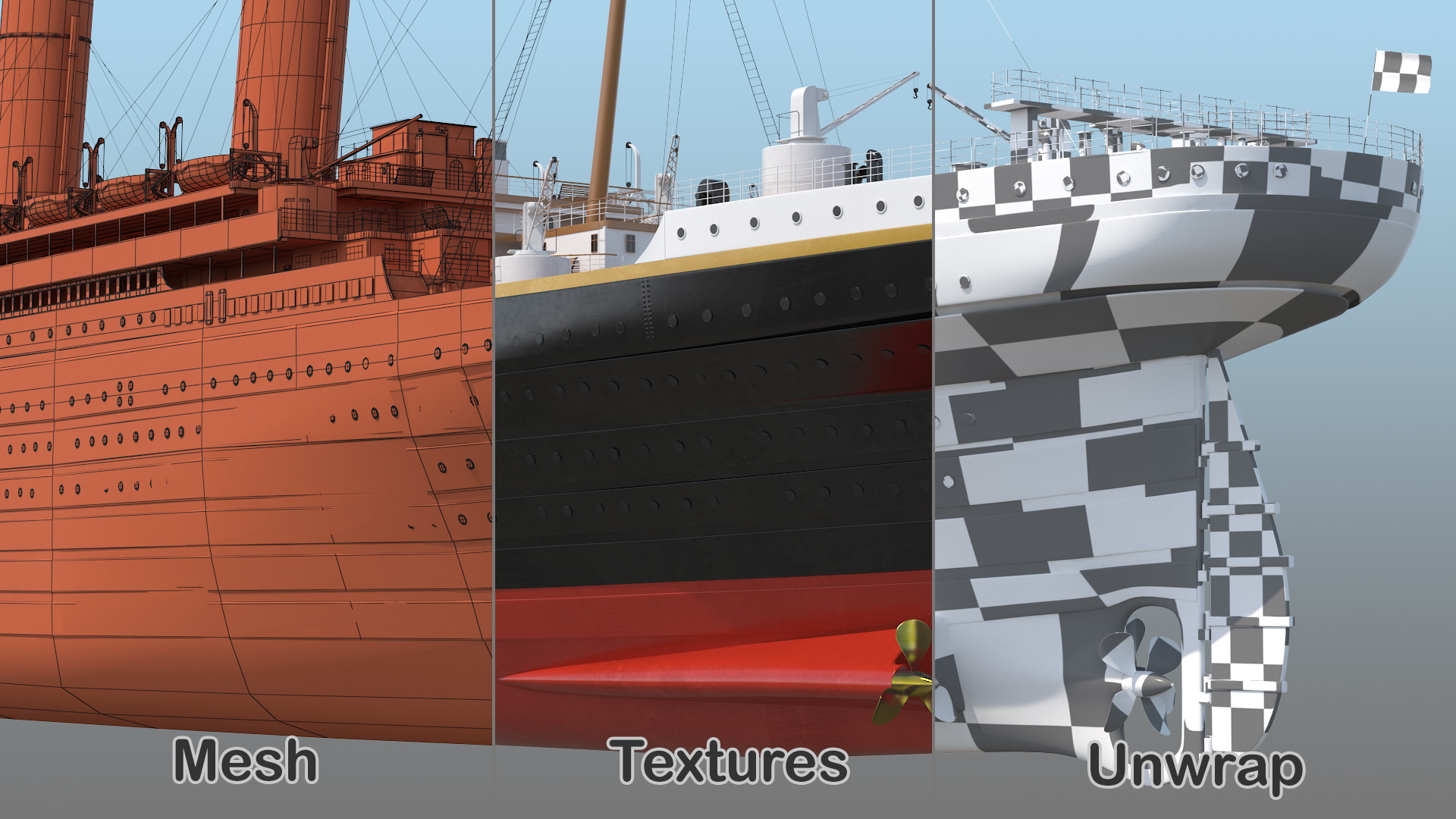 Titanic 3D model