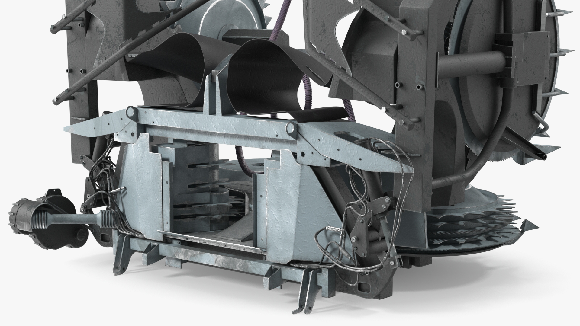 Forage Harvester Heads Folded 3D model