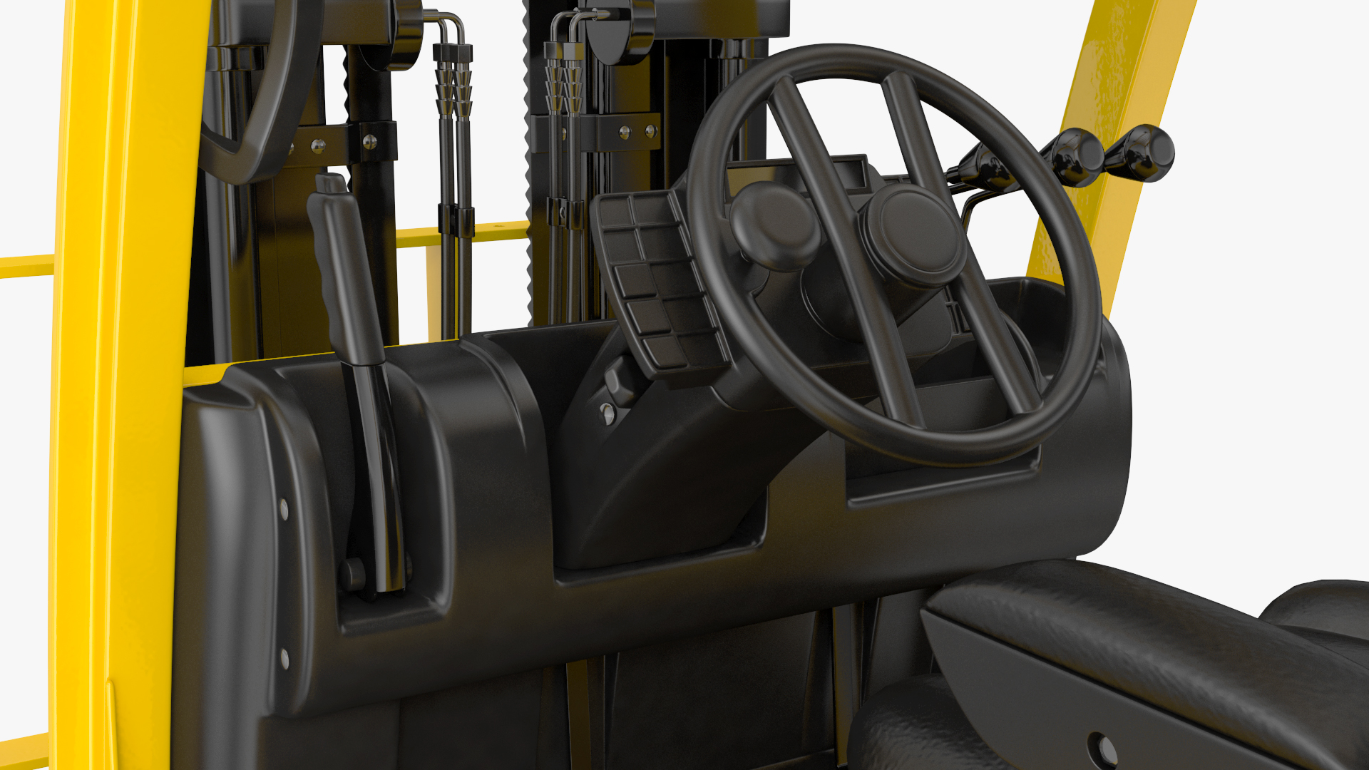 3D Forklift Truck Rigged