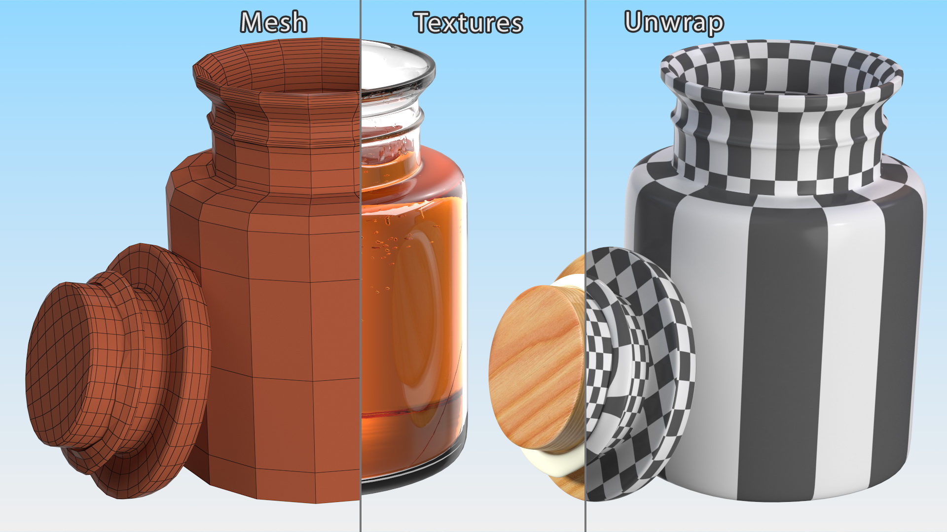 Honey Jar 3D model