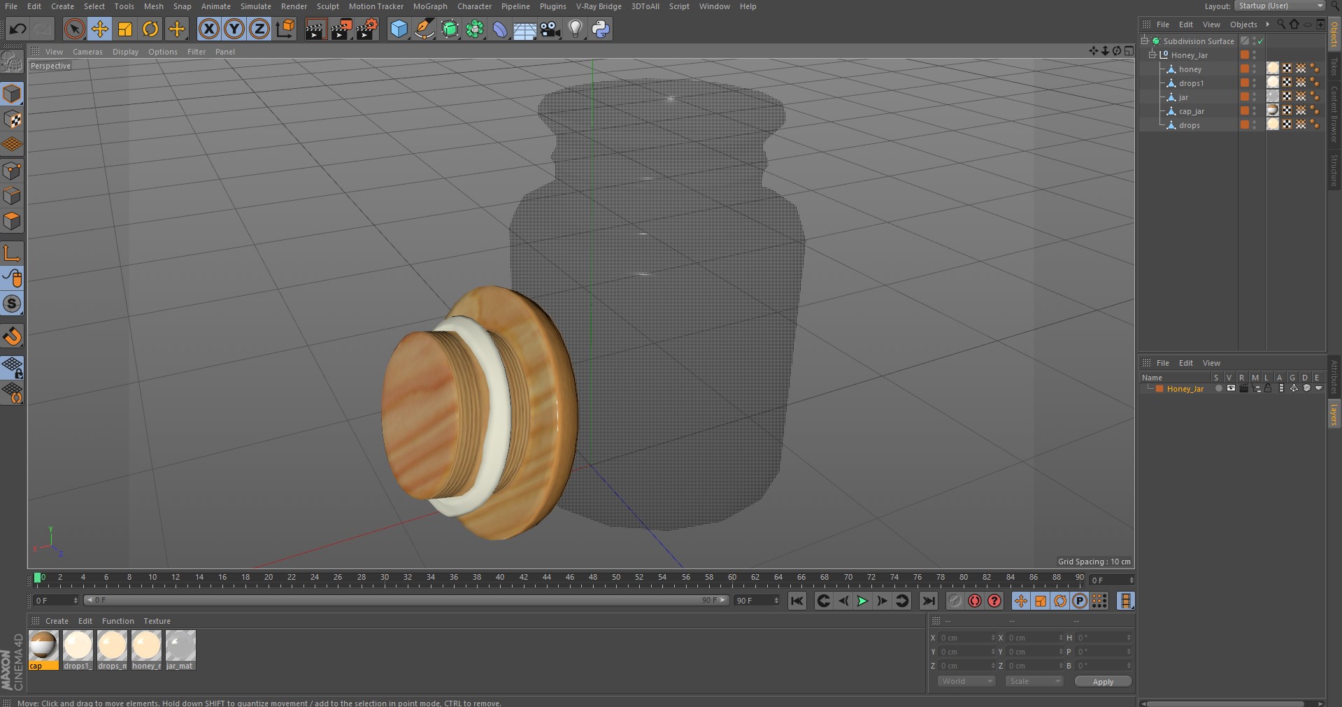 Honey Jar 3D model