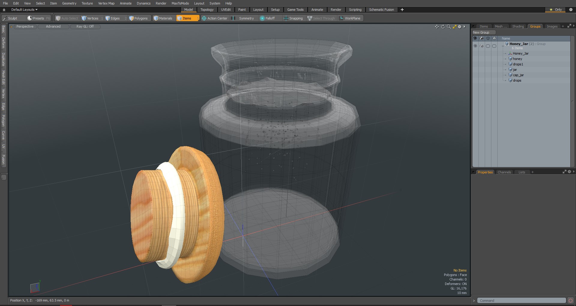 Honey Jar 3D model