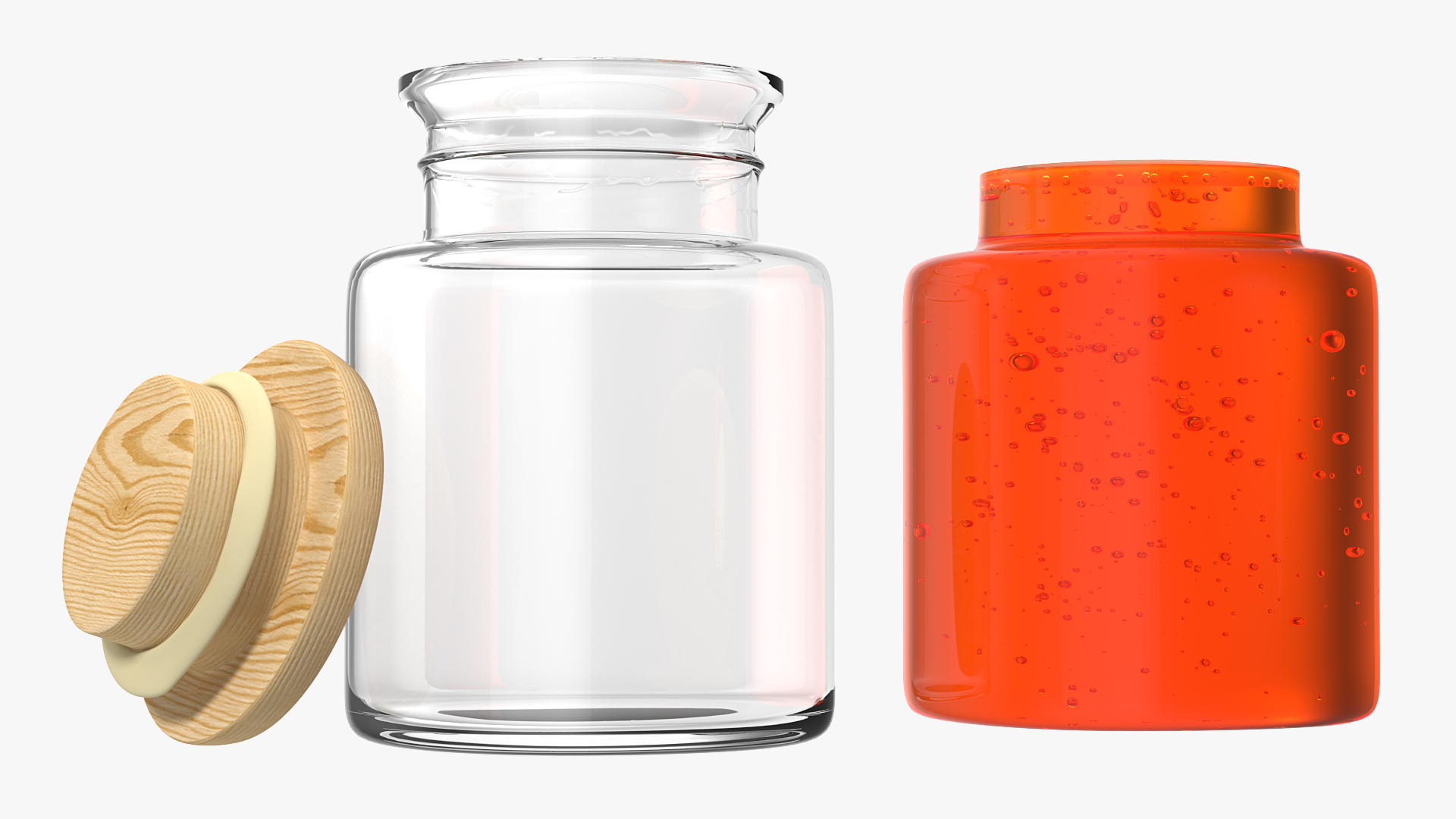 3D Glass Jar of Honey model