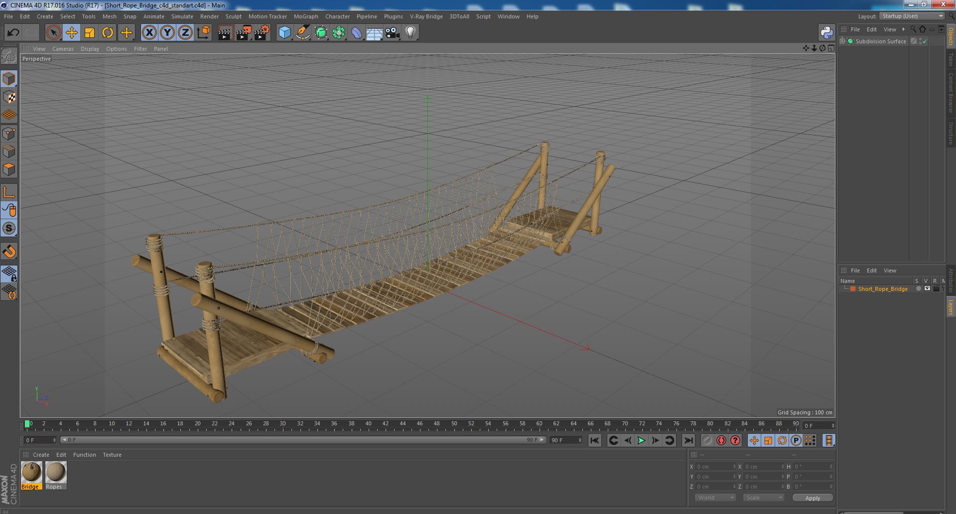 Short Rope Bridge 3D