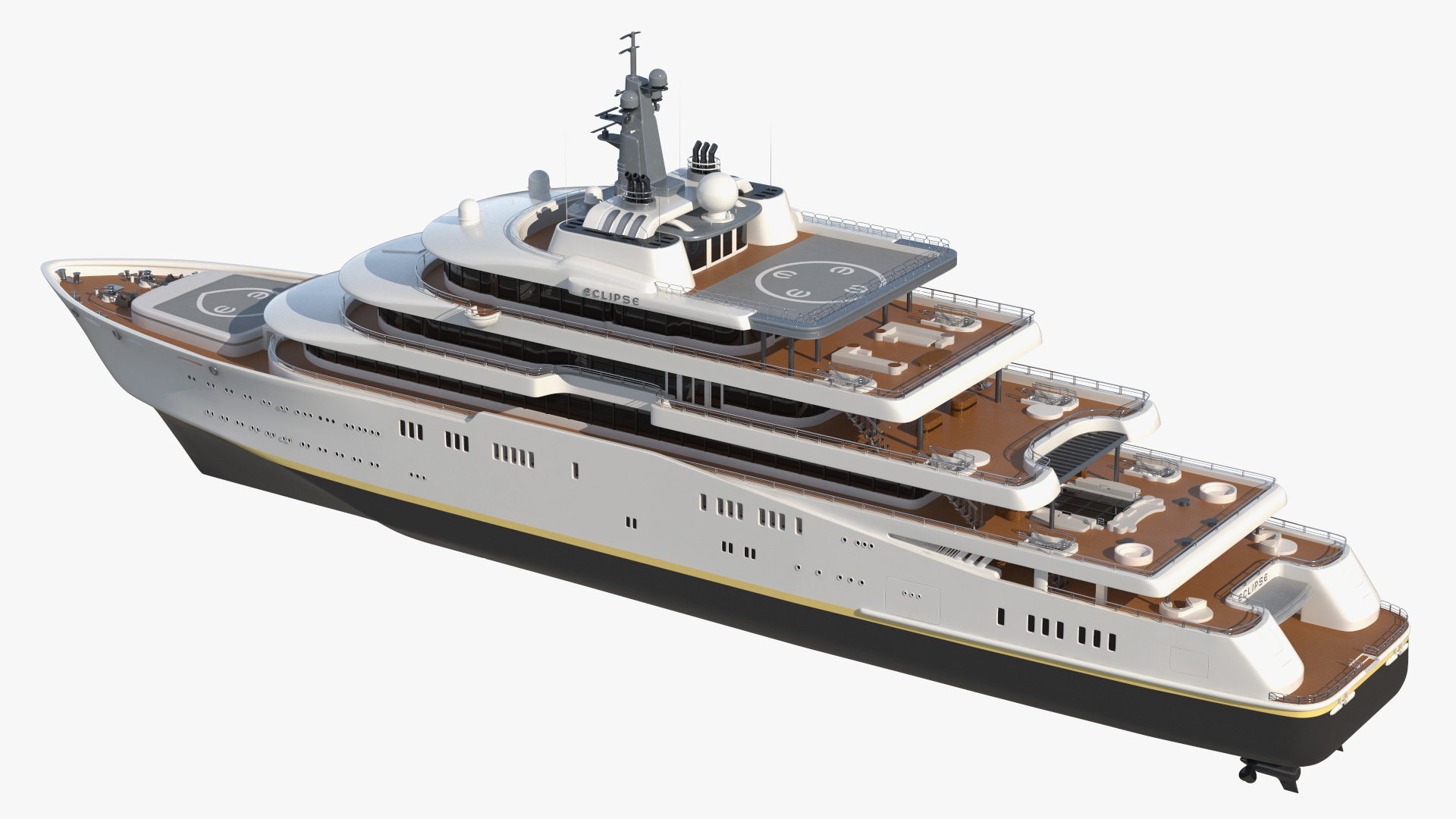 Eclipse Super Yacht 3D model