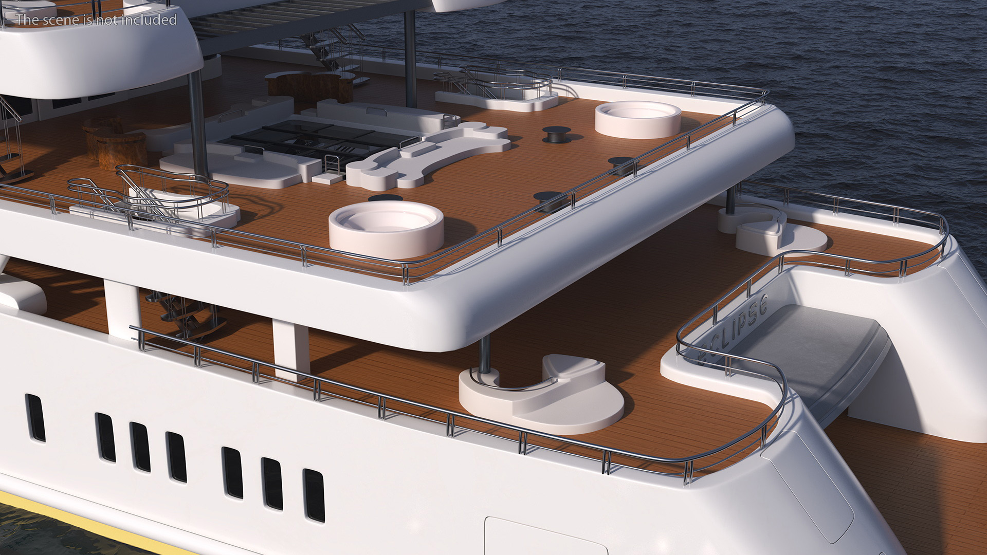 Eclipse Super Yacht 3D model