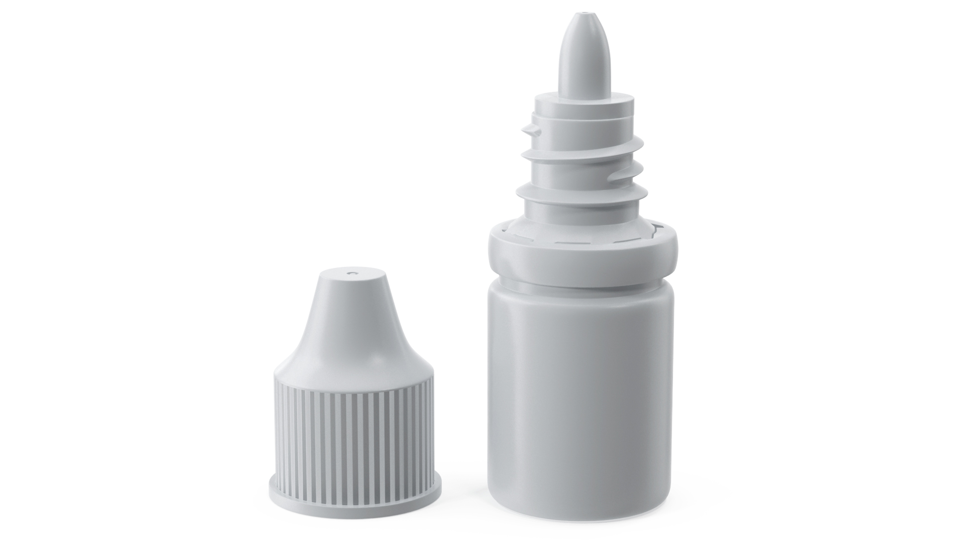 Medical Drops Bottle 5ml 3D model