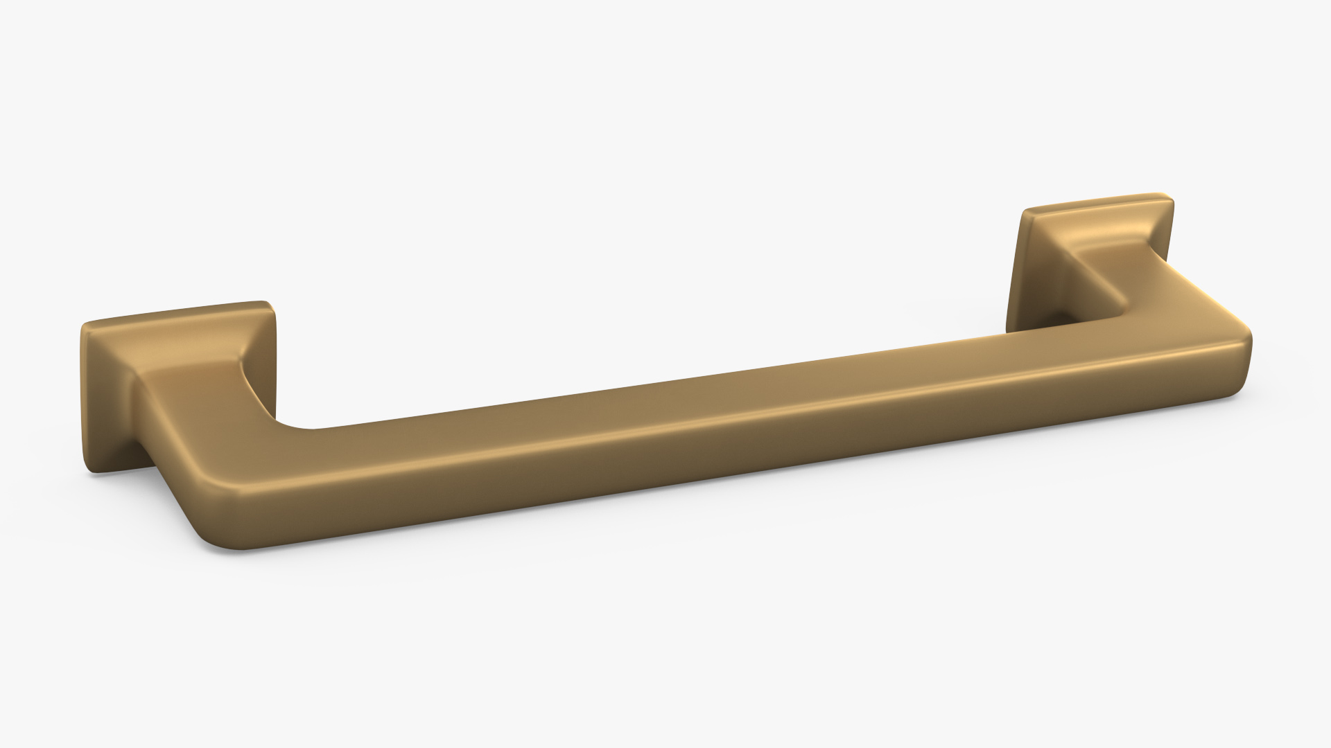 3D Kitchen Cabinet Handle Footed Bronze