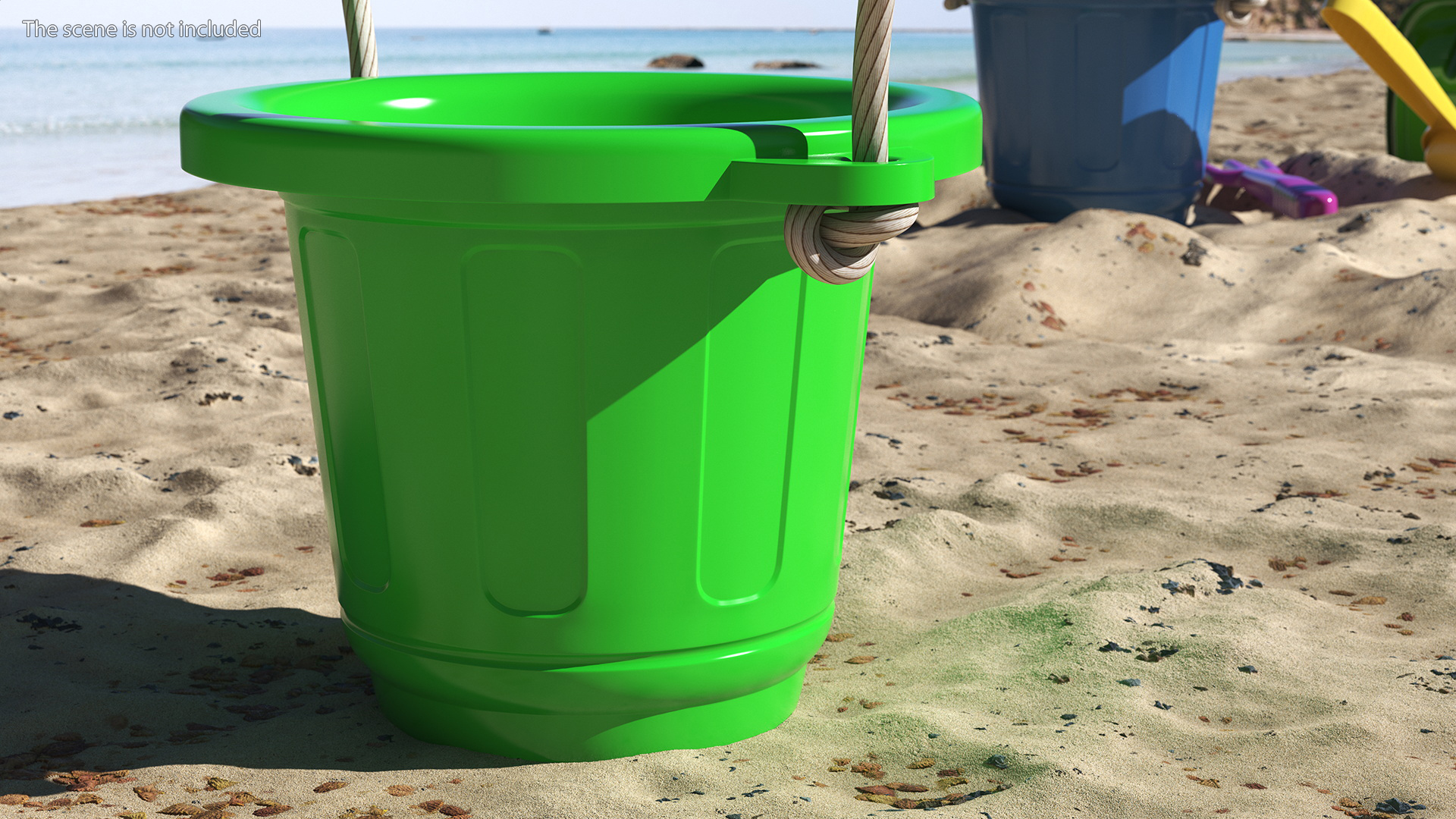 3D Plastic Toy Bucket model