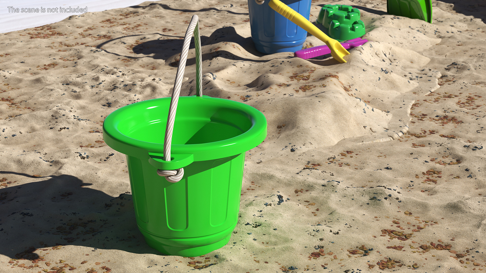 3D Plastic Toy Bucket model