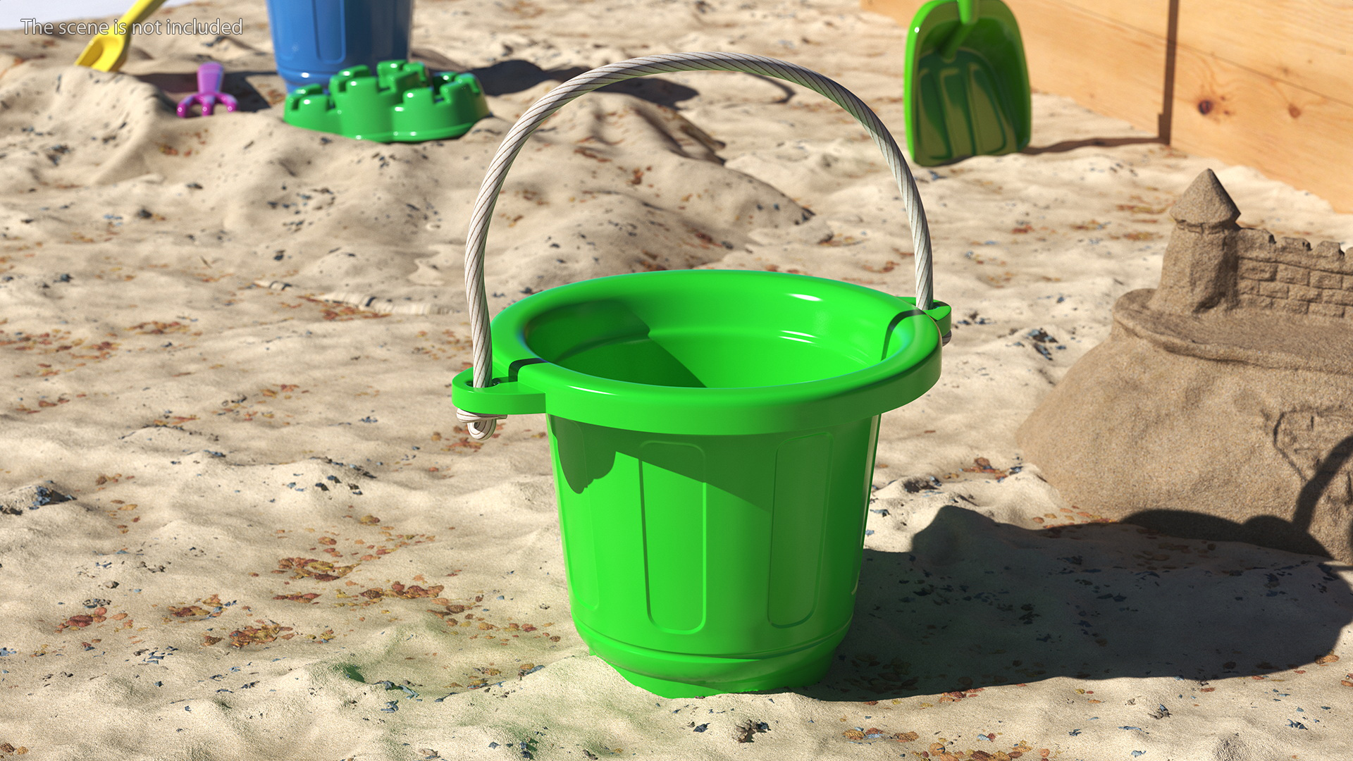 3D Plastic Toy Bucket model