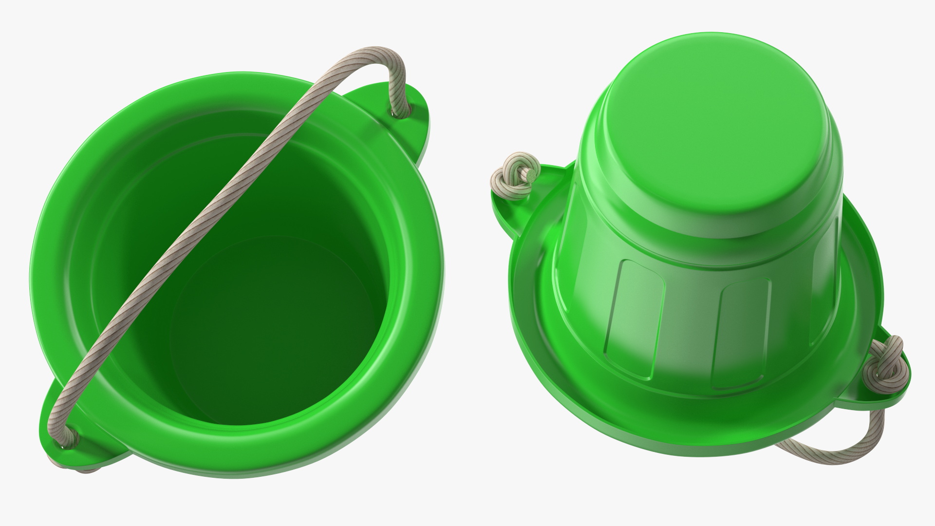 3D Plastic Toy Bucket model