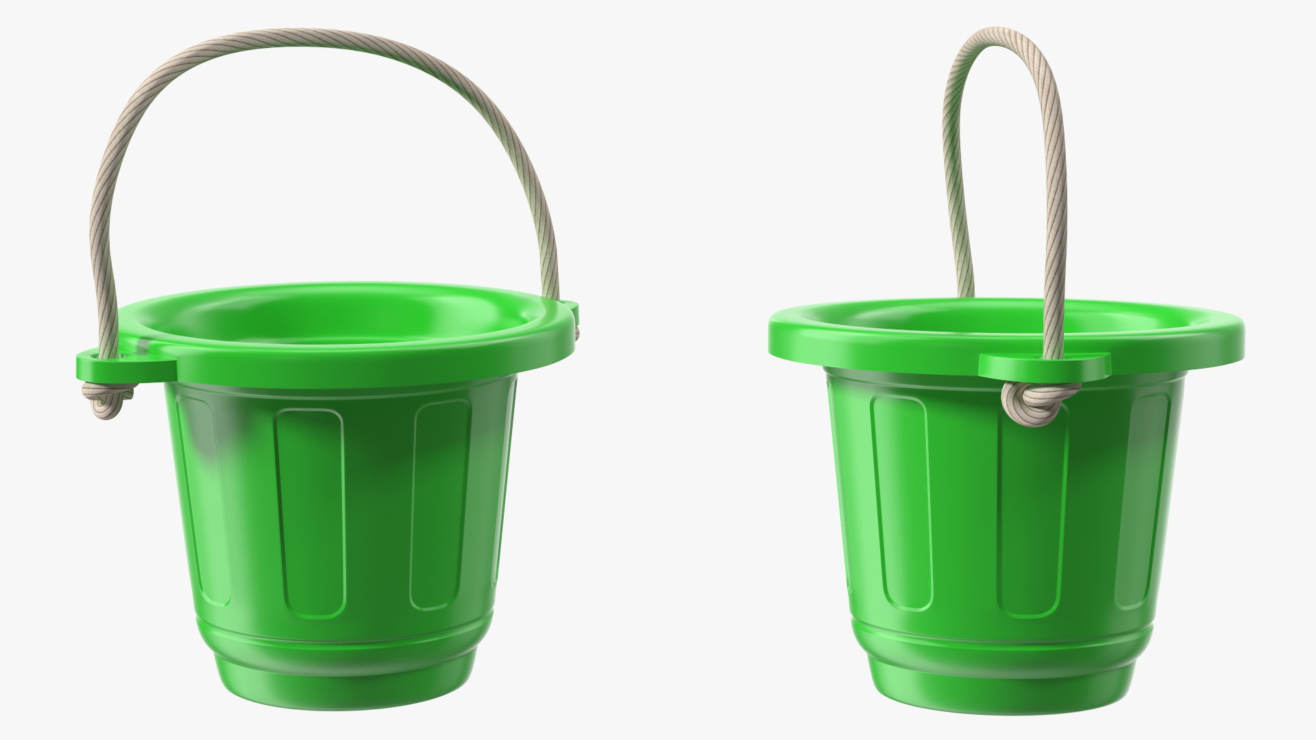 3D Plastic Toy Bucket model