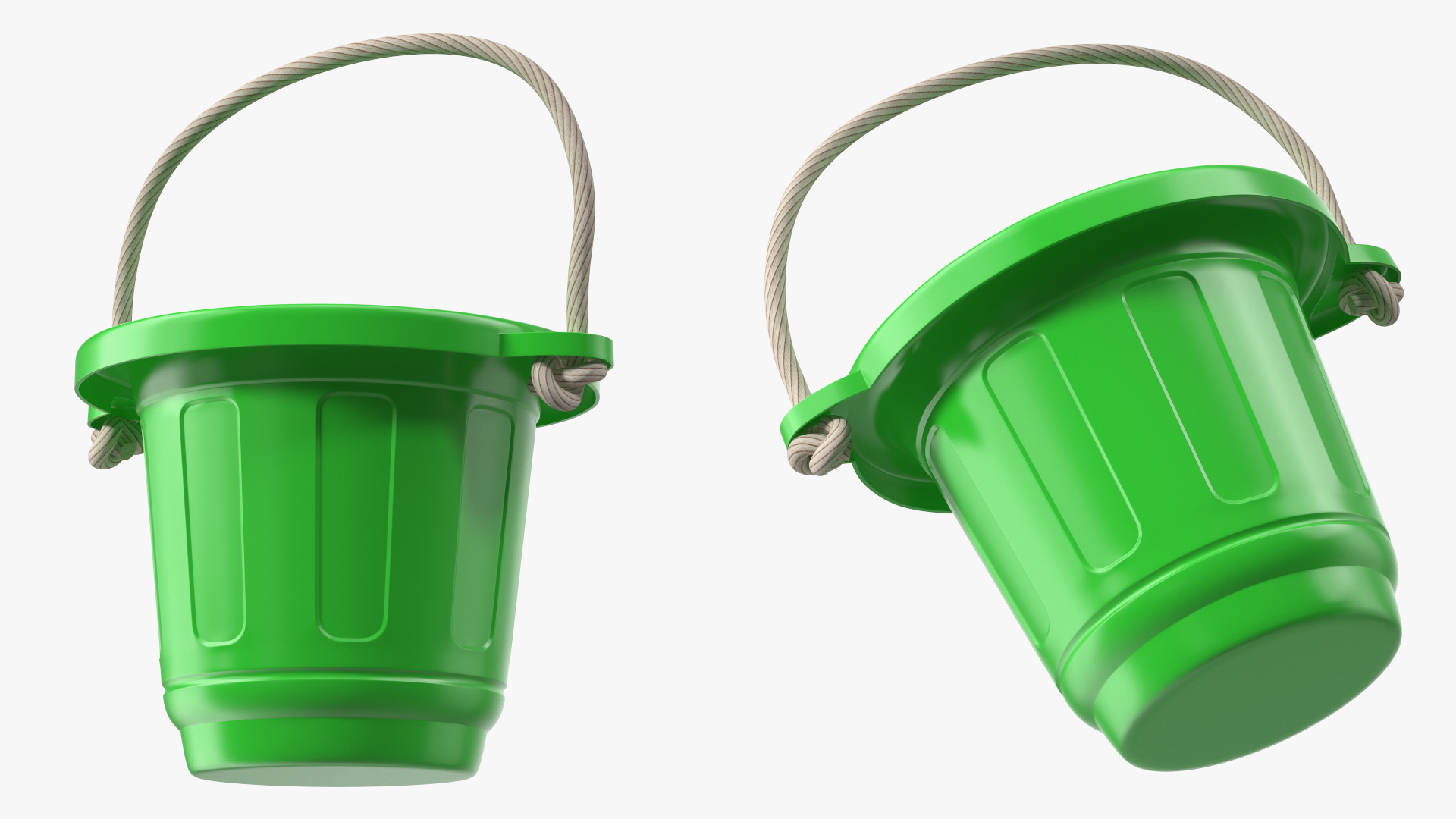 3D Plastic Toy Bucket model