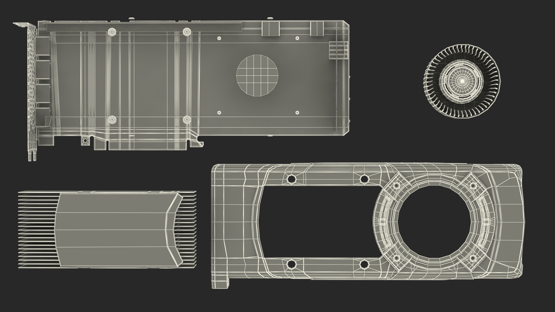 Nvidia Quadro GV100 3D model