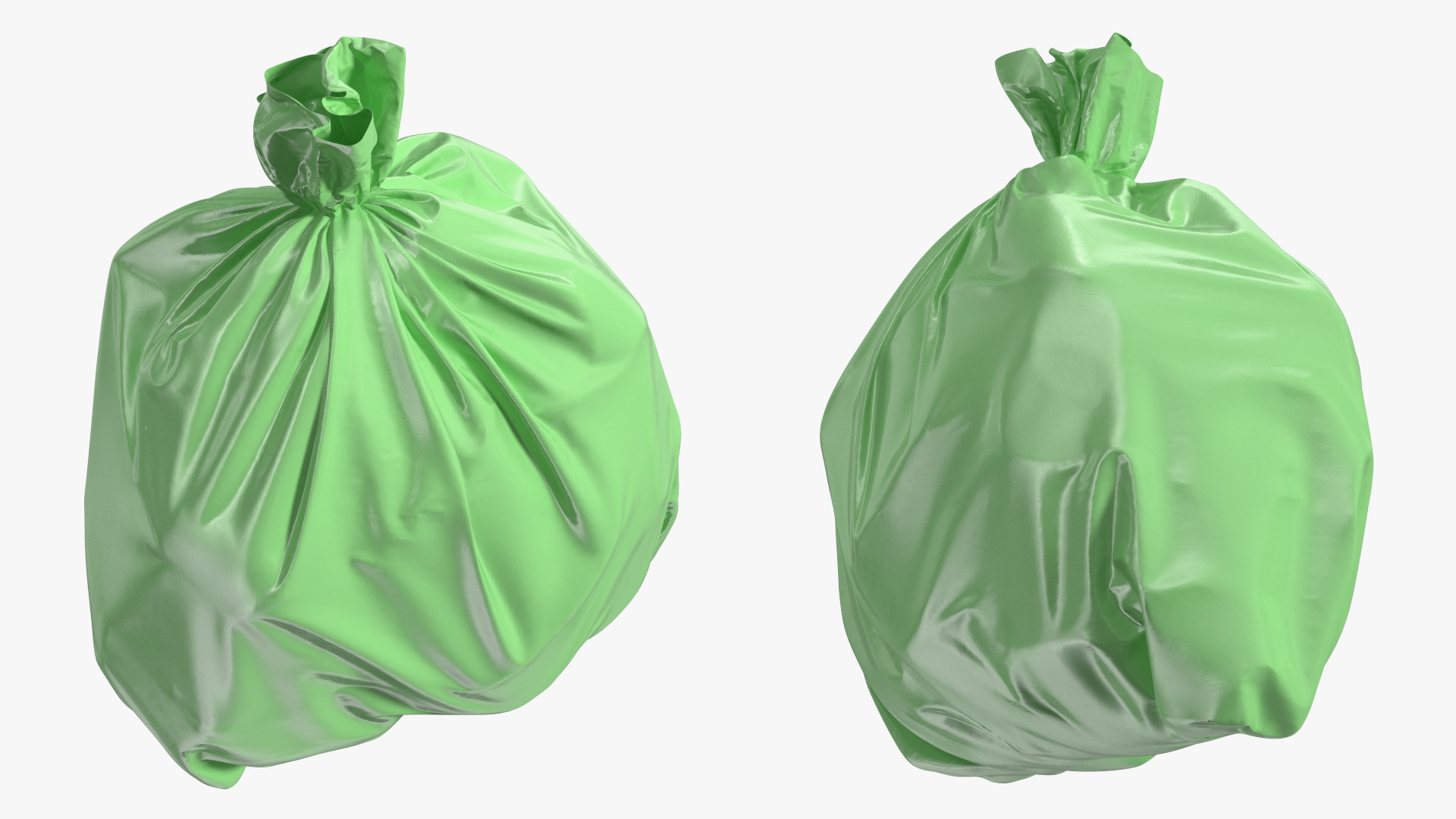 3D Eco Garbage Bags with Trash Bin