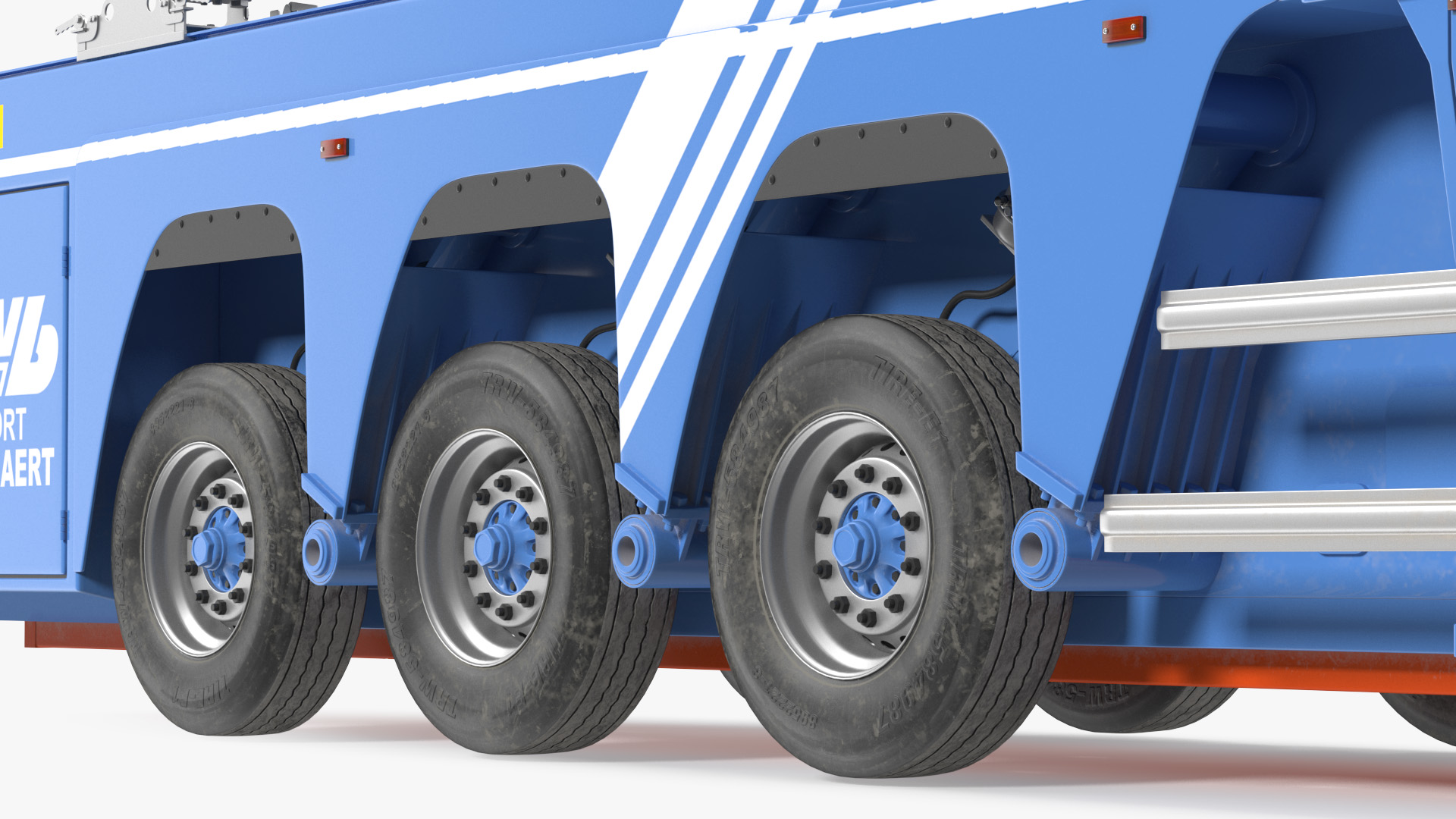 3D model Faymonville Prefamax ILO 3 Innenlader Semi Trailer