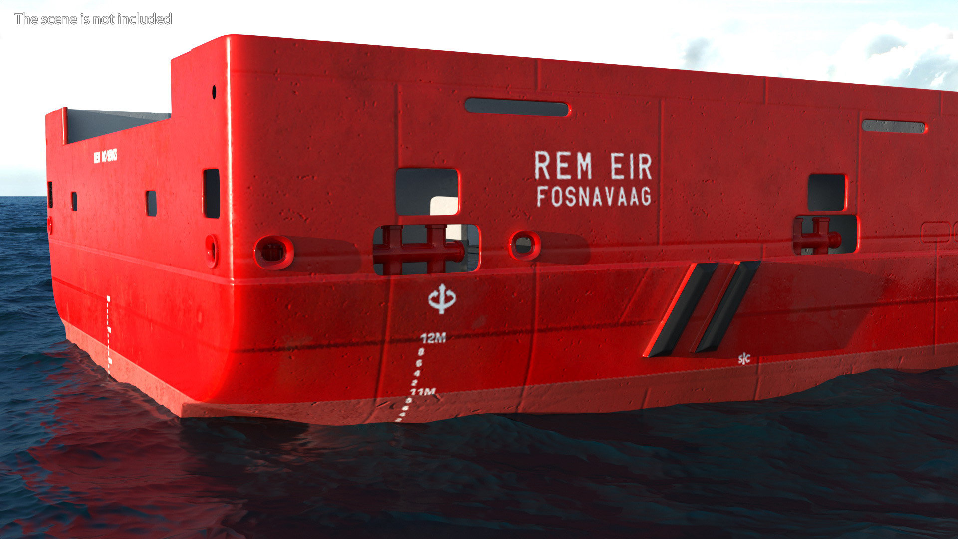 3D model REM EIR Offshore Supply Vessel