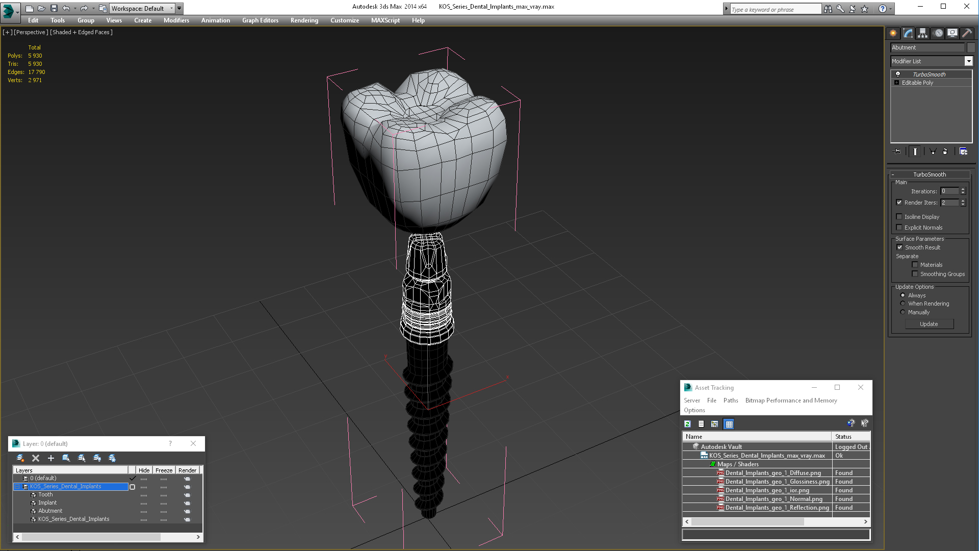 3D KOS Series Dental Implants