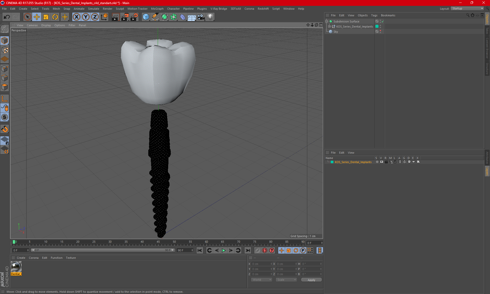 3D KOS Series Dental Implants