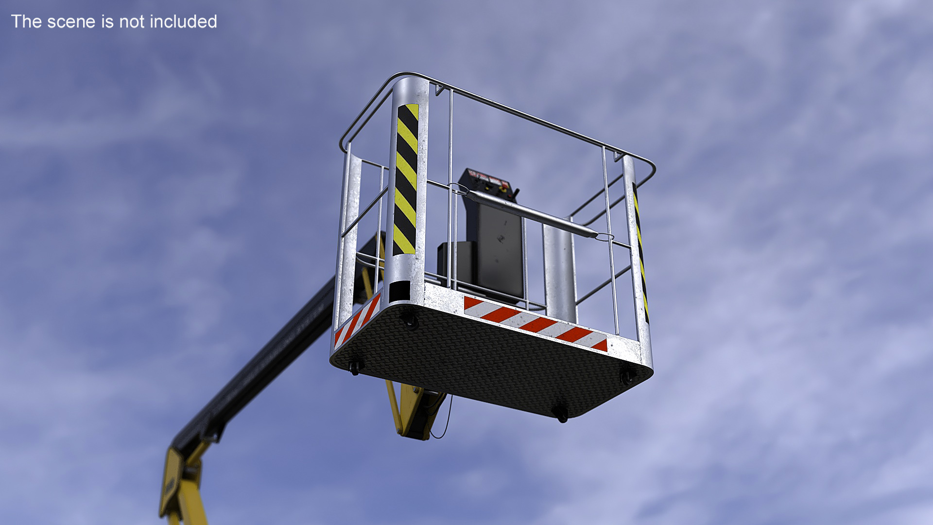 Articulated Boom Lift With Crawler Chassis 3D