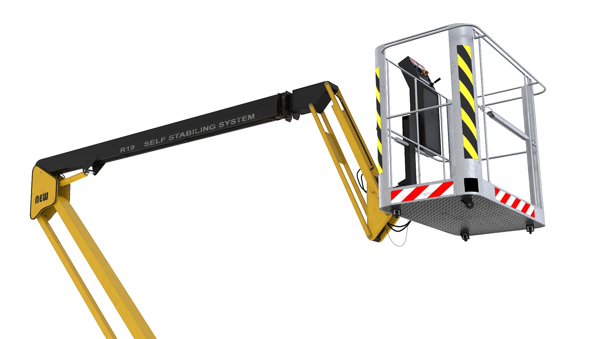 Articulated Boom Lift With Crawler Chassis 3D