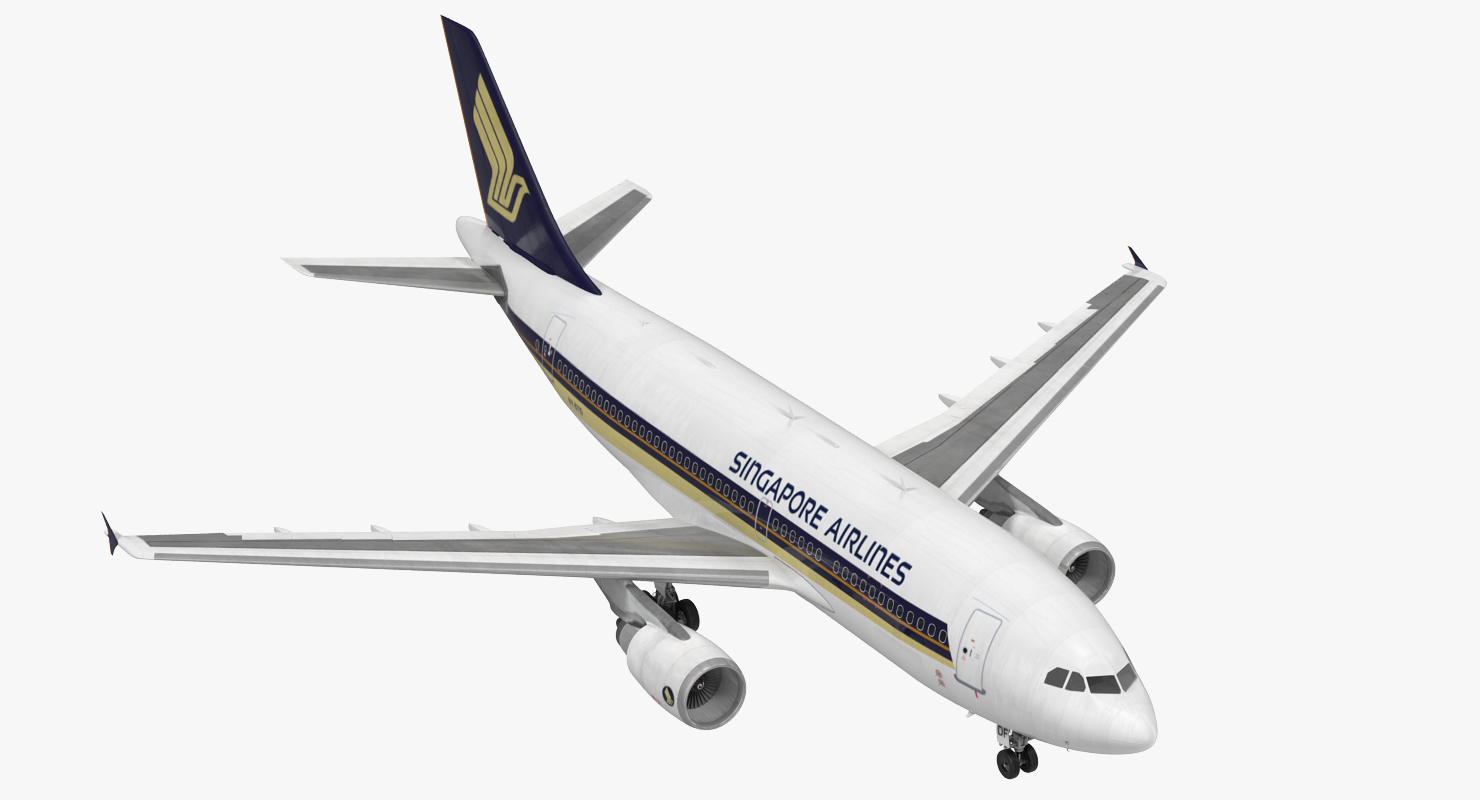 Airbus A310 300 Singapore Airlines 3D model