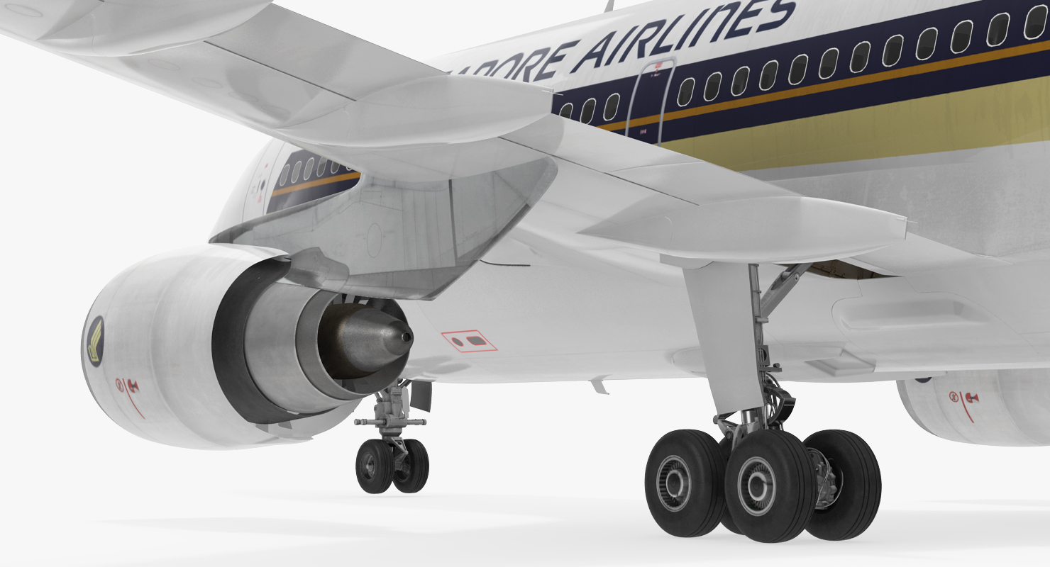 Airbus A310 300 Singapore Airlines 3D model