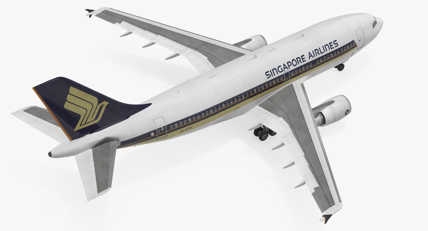 Airbus A310 300 Singapore Airlines 3D model