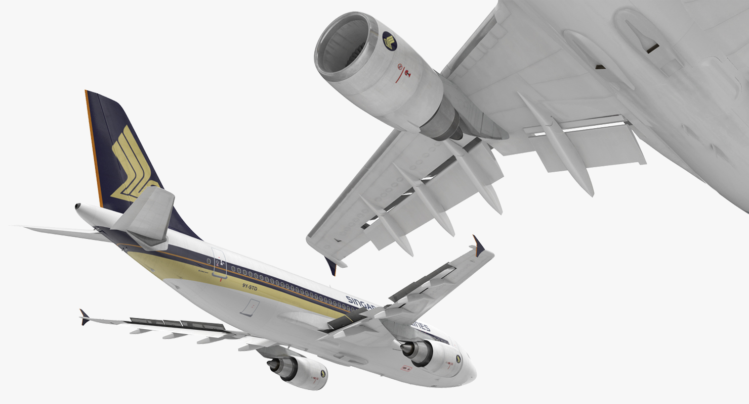 Airbus A310 300 Singapore Airlines 3D model