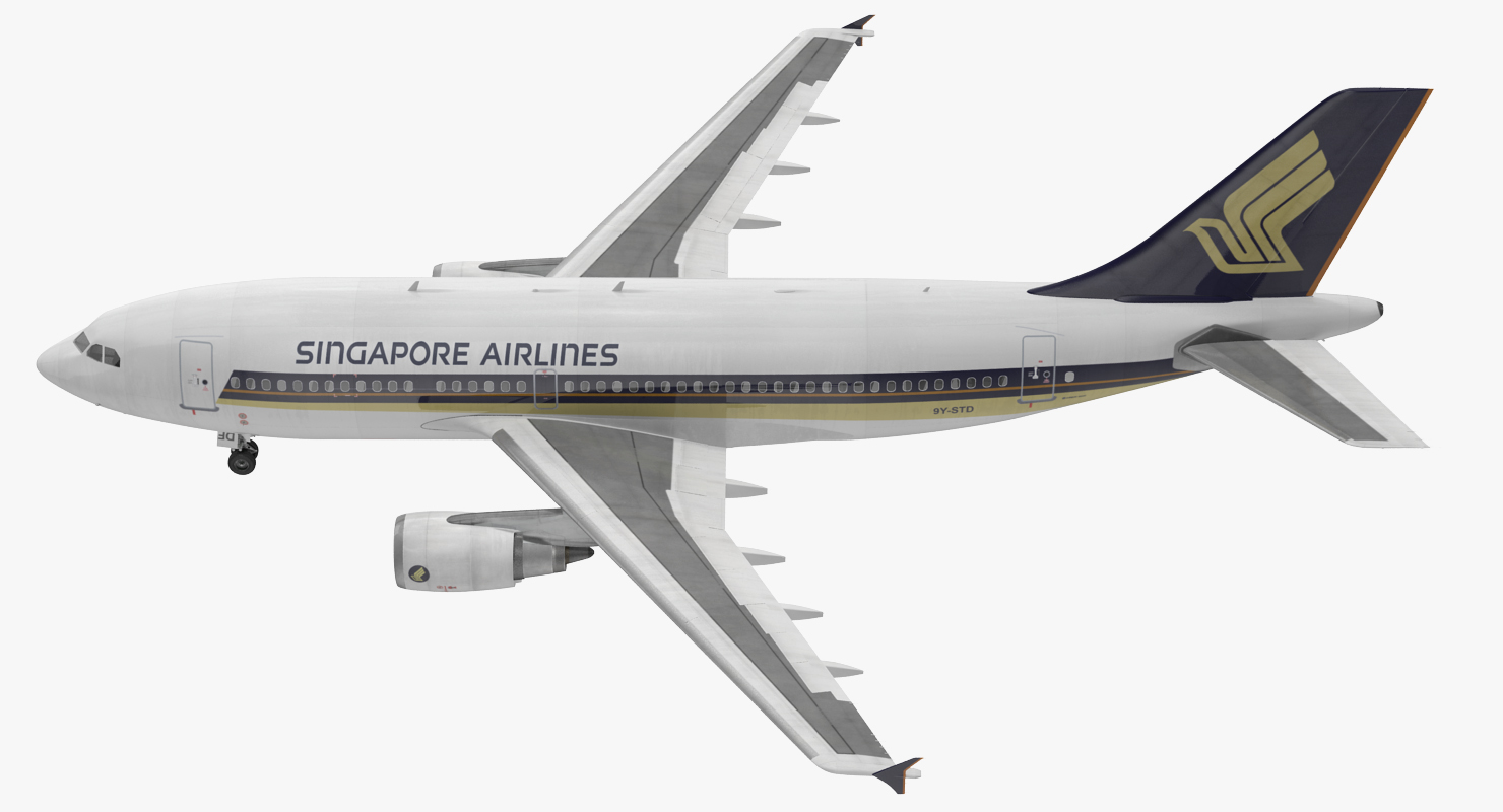 Airbus A310 300 Singapore Airlines 3D model