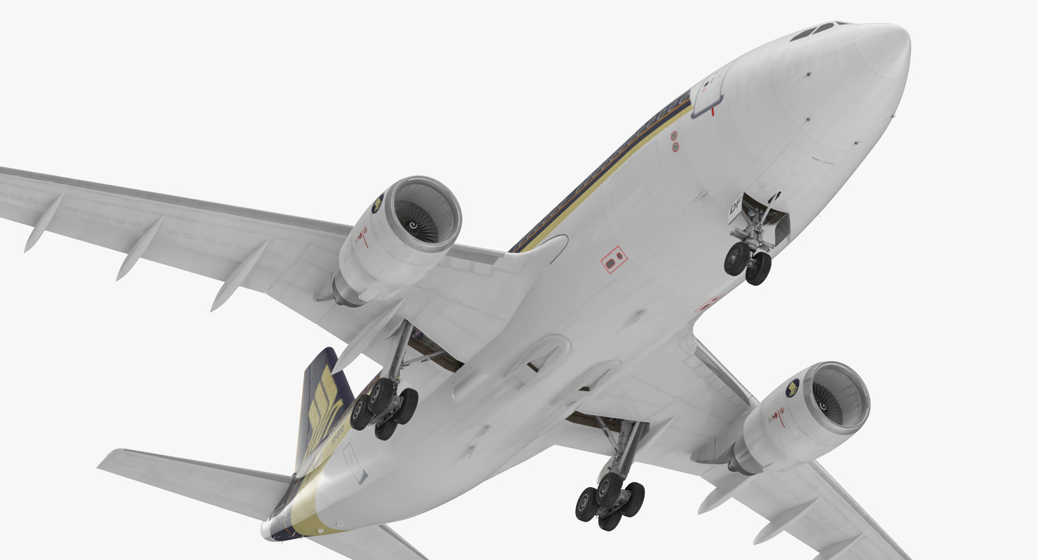 Airbus A310 300 Singapore Airlines 3D model