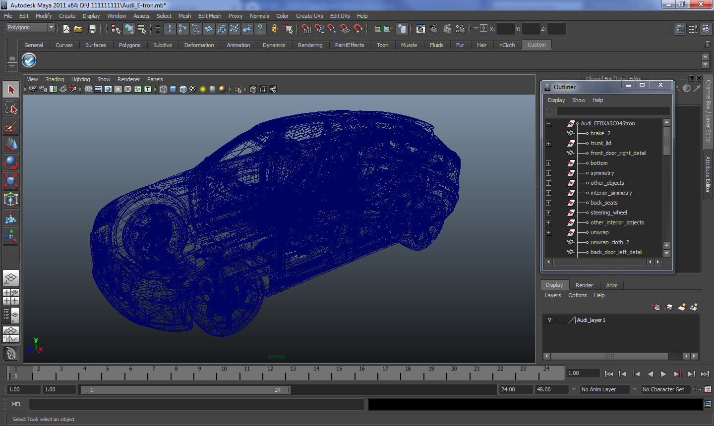 3D Audi E-tron