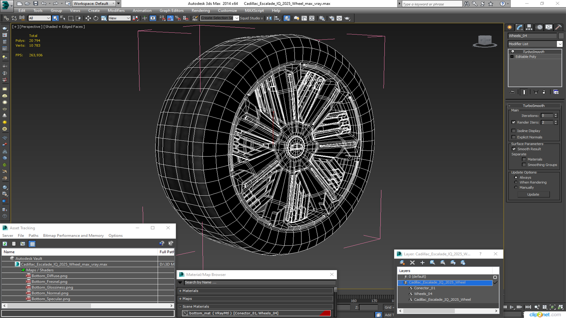 3D Cadillac Escalade IQ 2025 Wheel