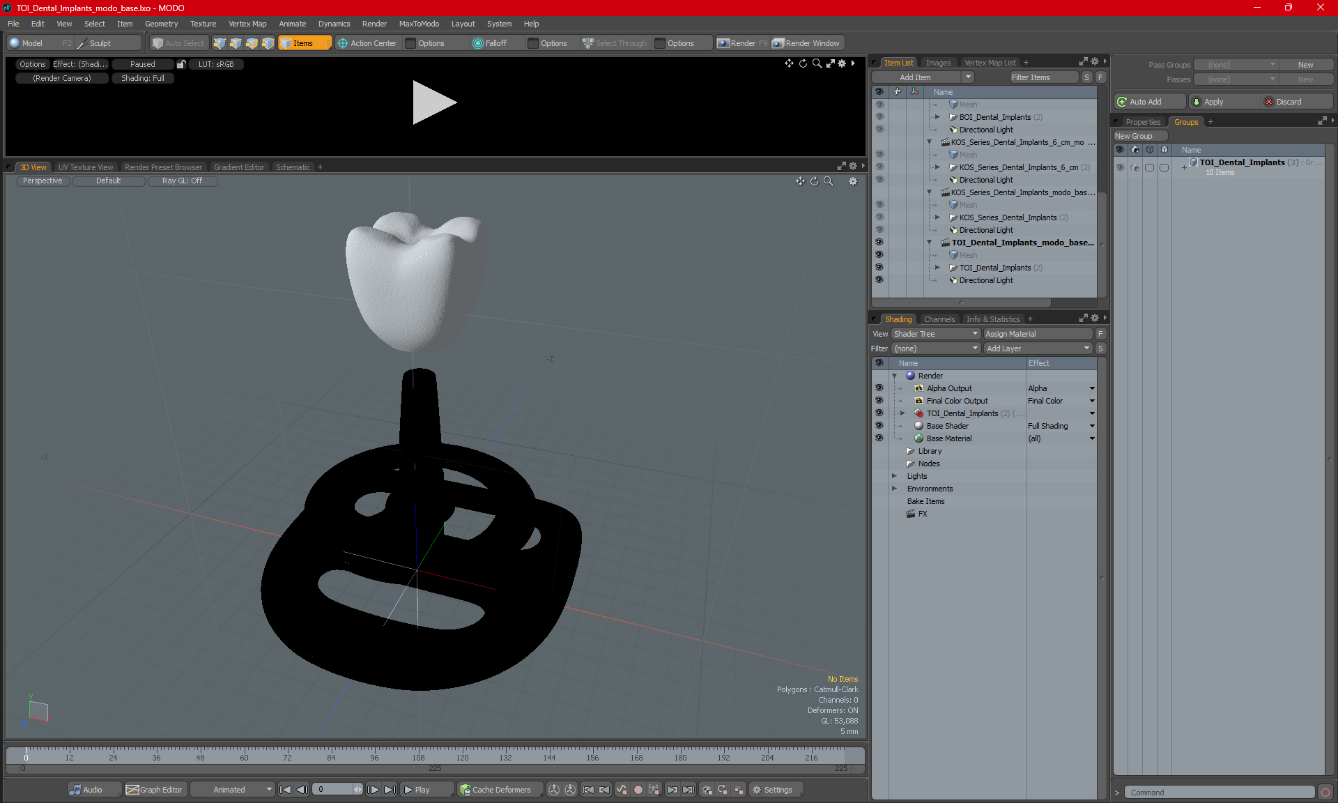 TOI Dental Implants 3D model