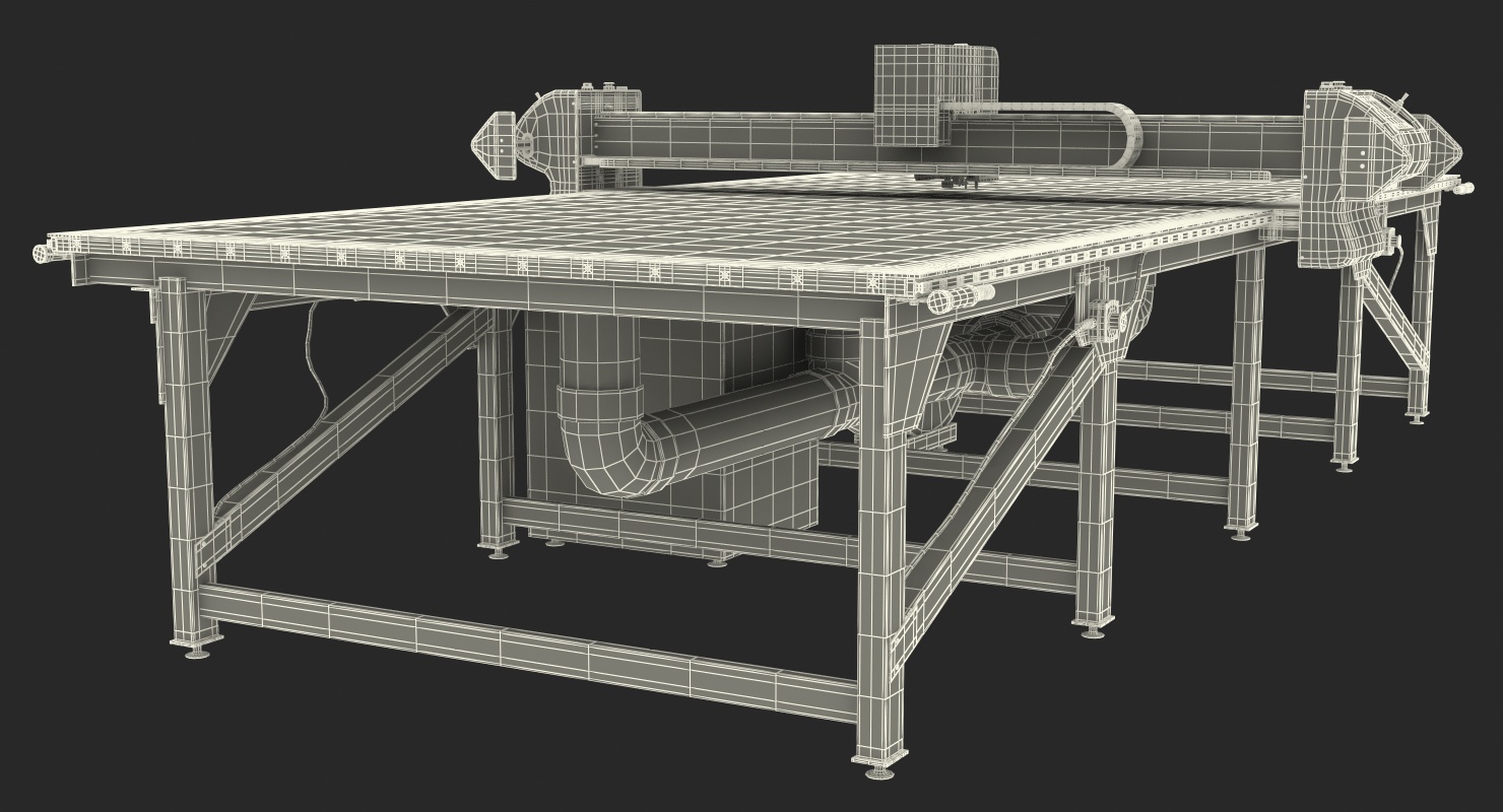 3D model Table Cutting System