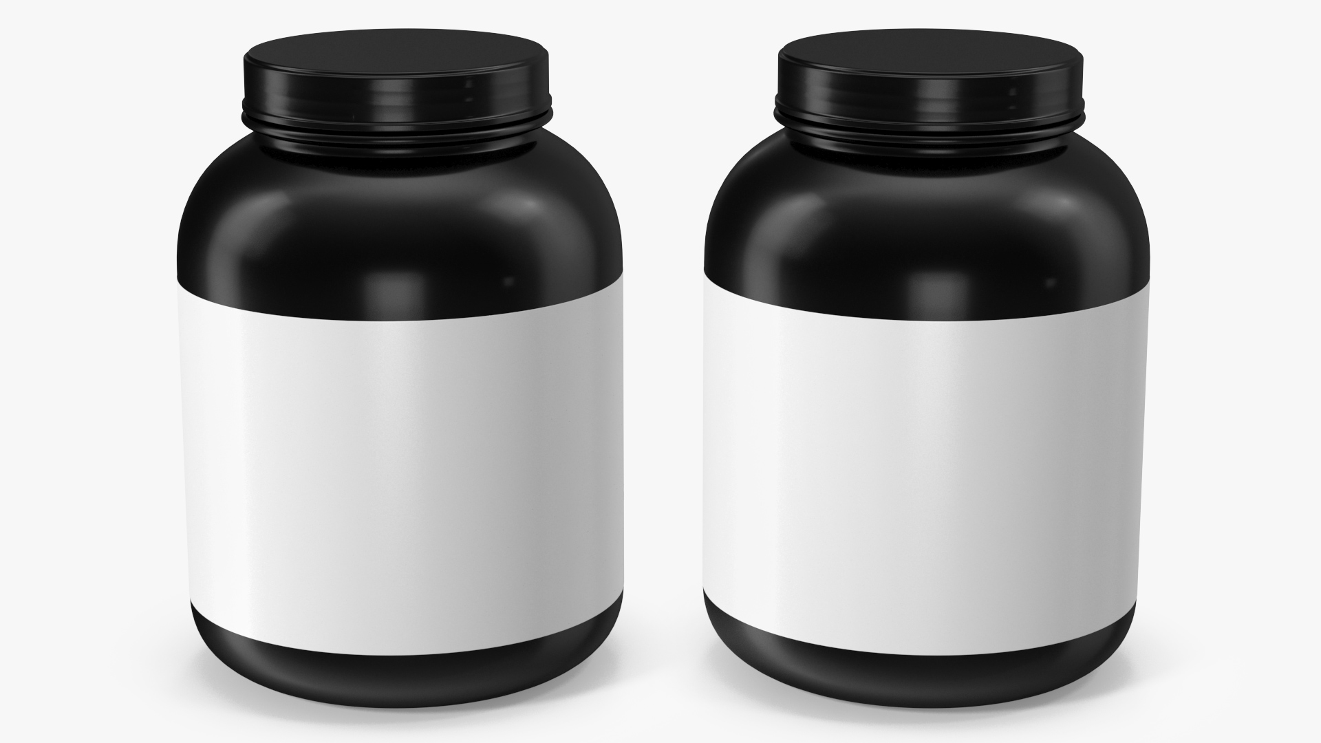 3D model Whey Protein Container Jar 5lb